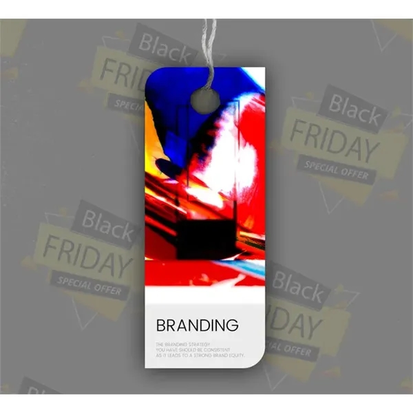 Leaf Hang Tags, Front and Back - (3. 5 x 2 in)