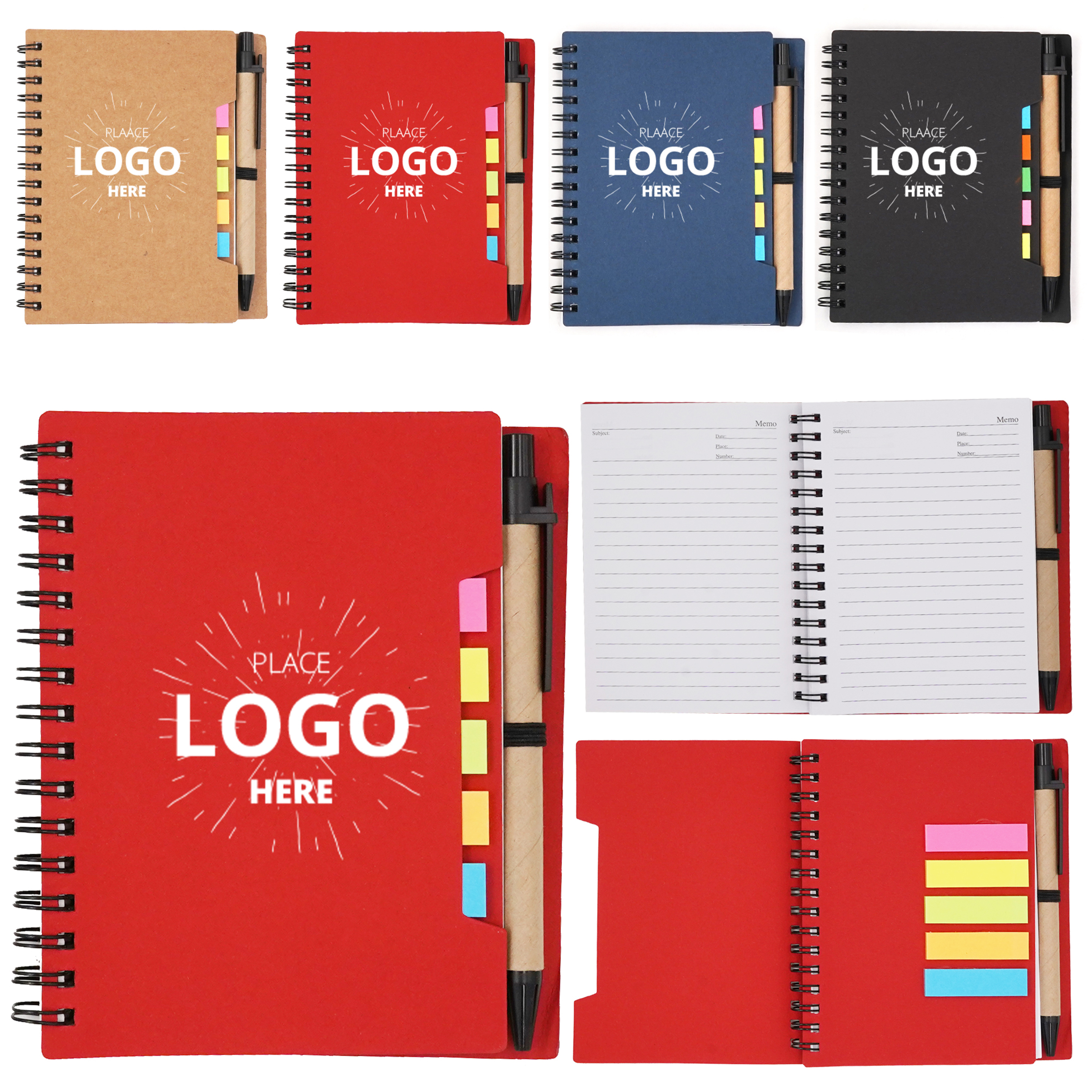Kraft Linerboard Coil With Note Taking Notebook 7