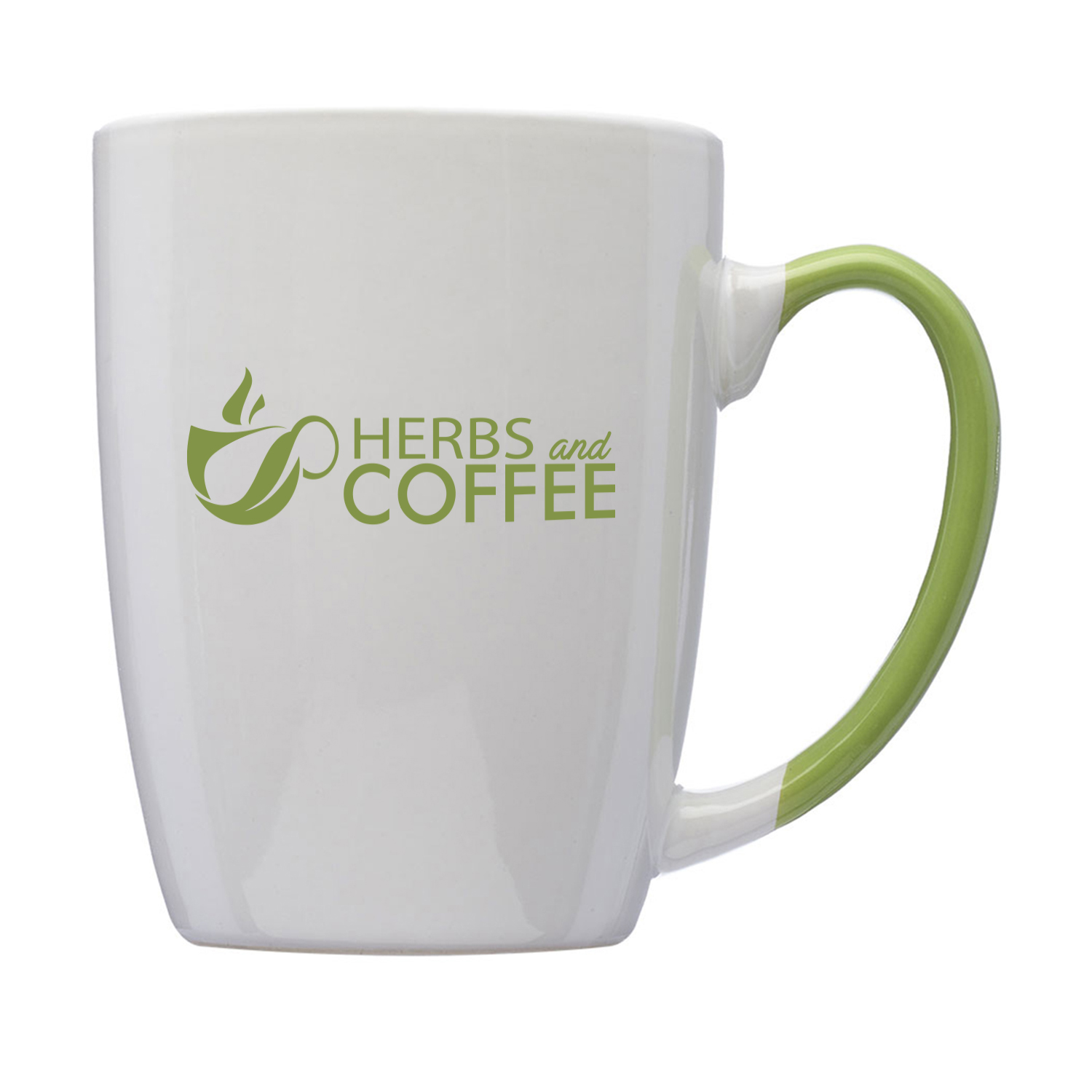 12 oz. Two Tone Ceramic Mug (1 Color Imprint)