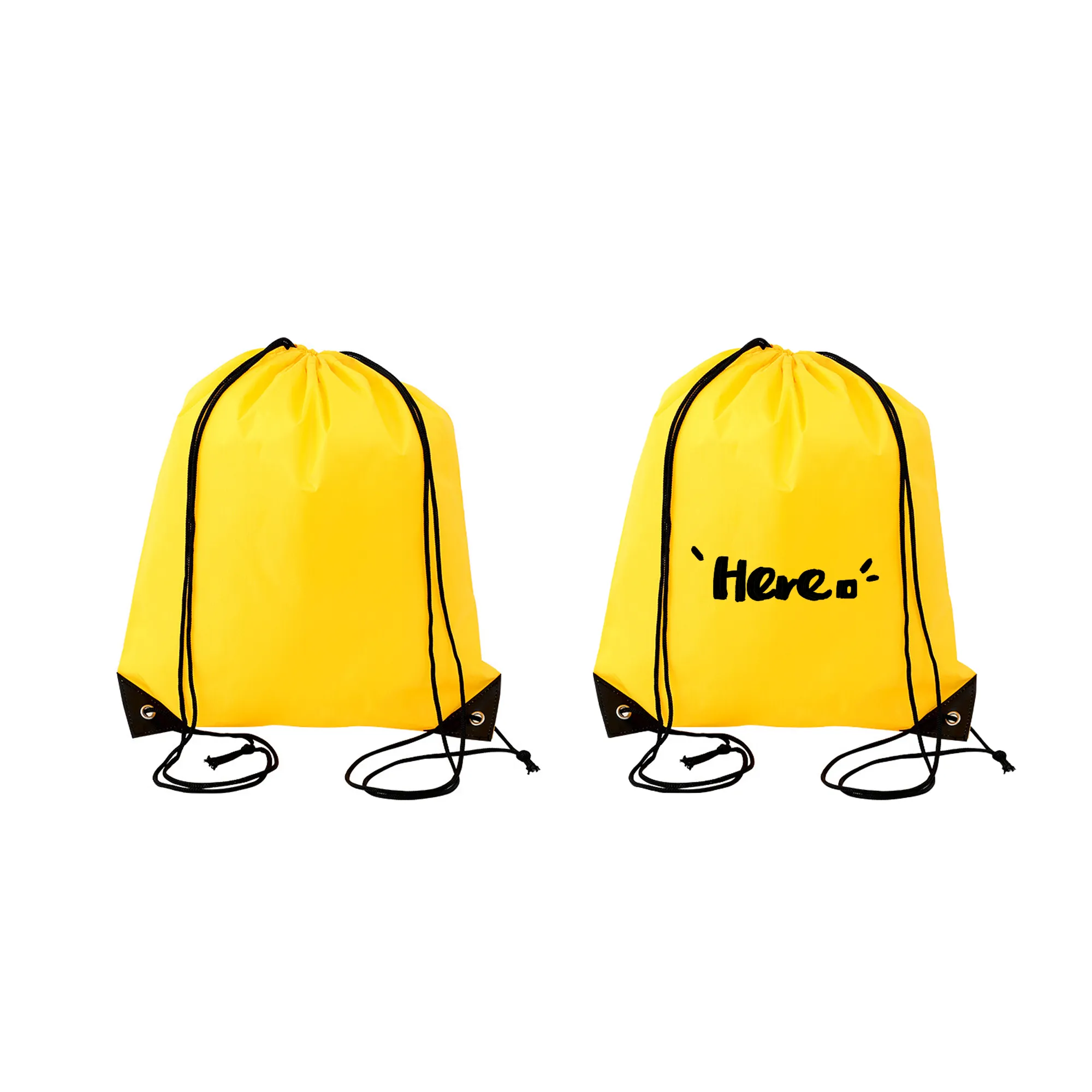 210D Polyester Drawstring Sports Backpack 30