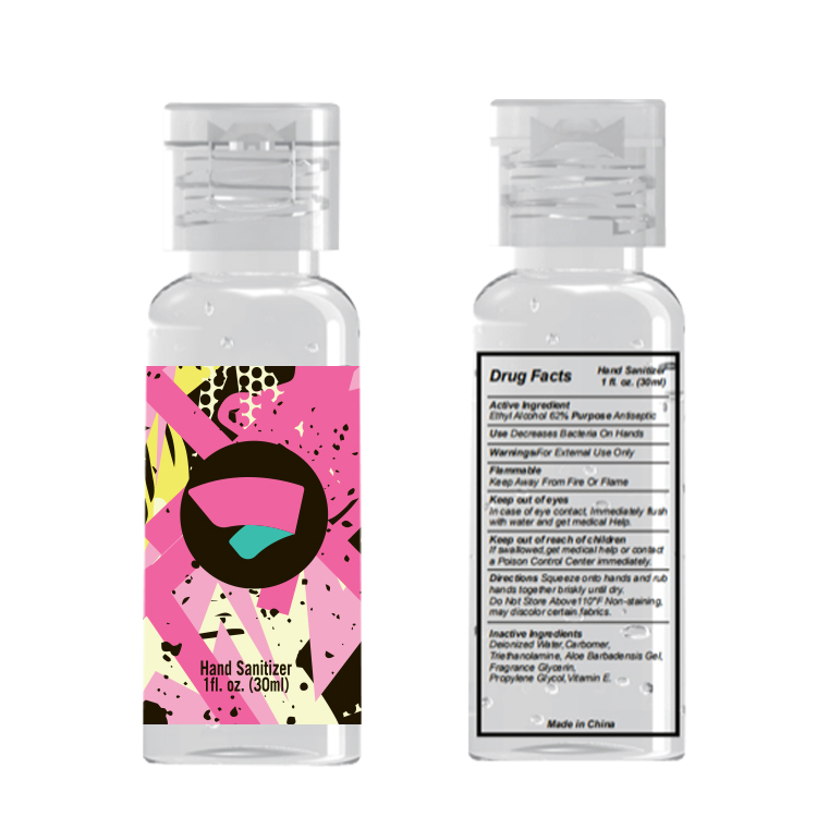 1 oz Full Color Label Hand Sanitizer 5