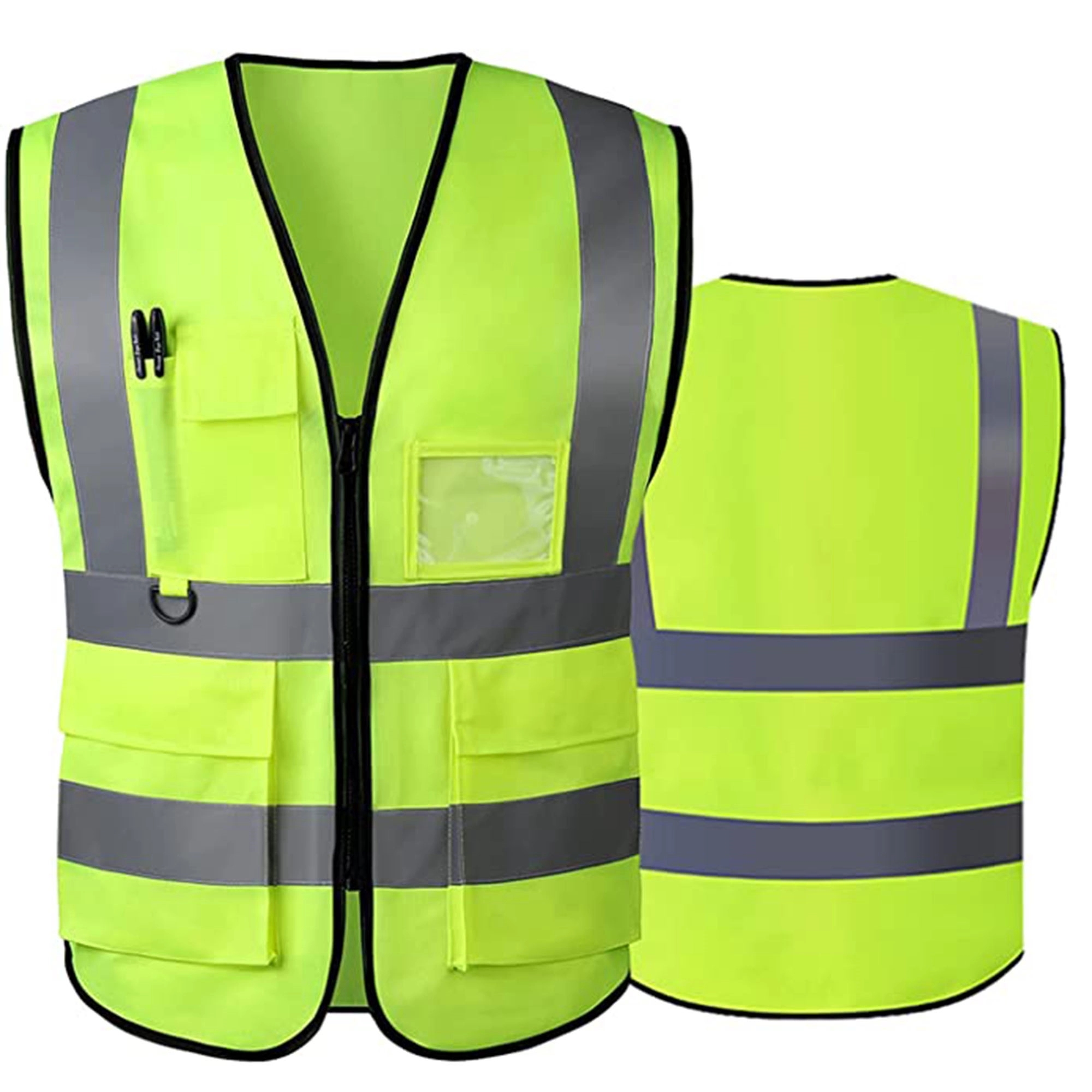 Zipper mesh reflective vest 4