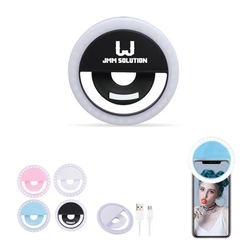 Rechargeable Portable Clip-on Phone Ring Light