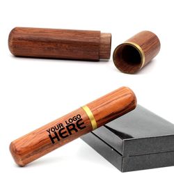 Natural Wood Cigar Tube