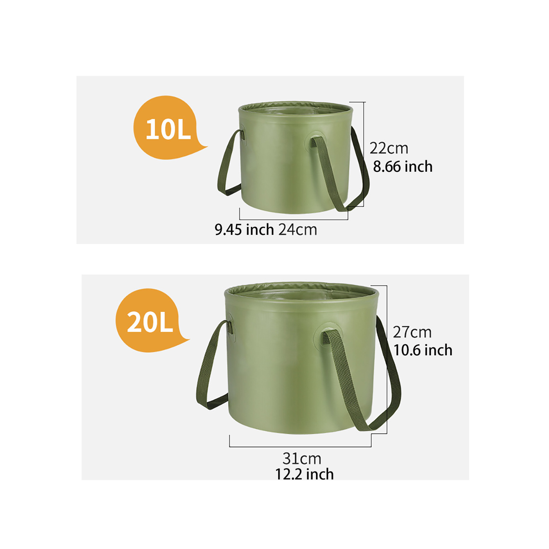 20L Collapsible Bucket 4
