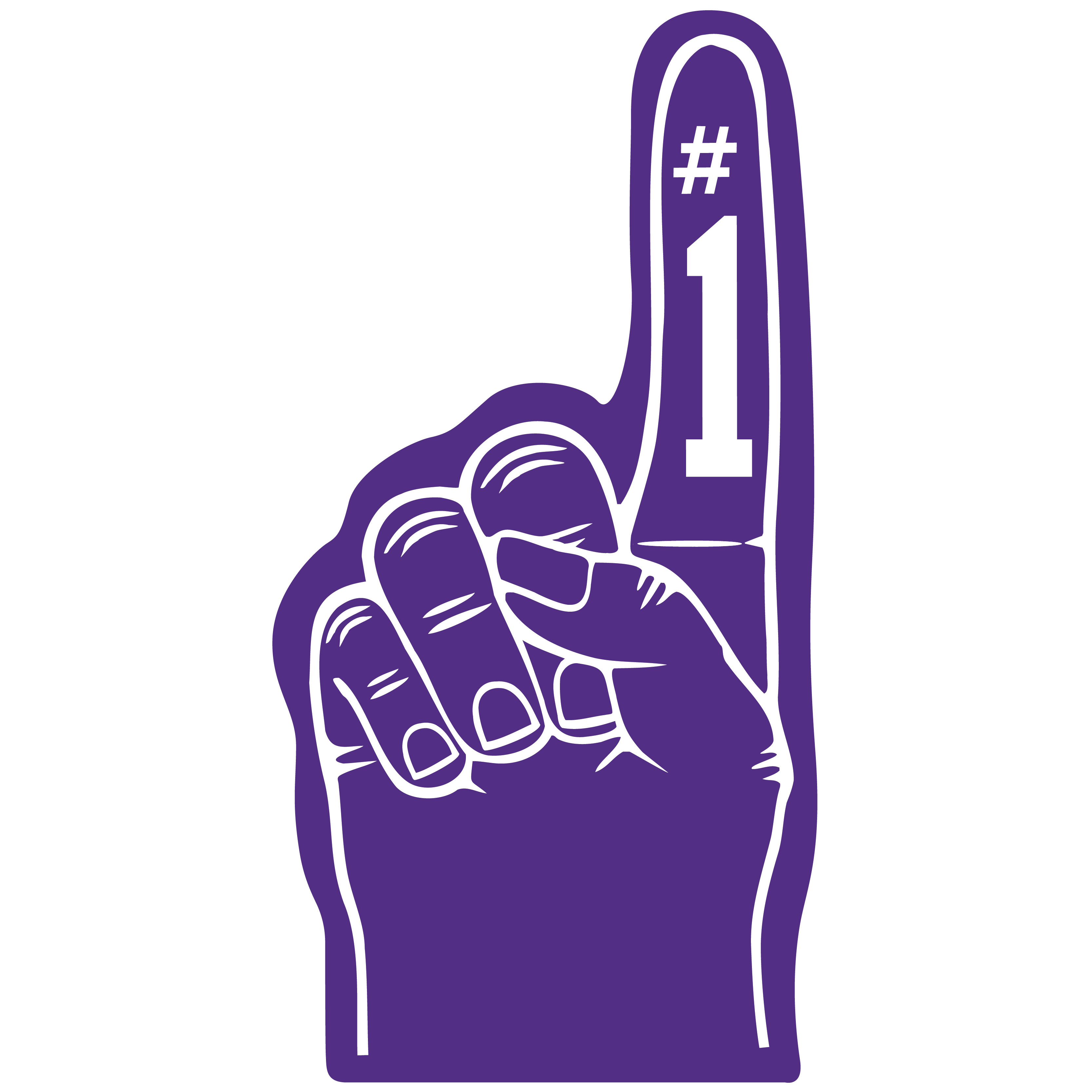 6.5" Foam Hand 60