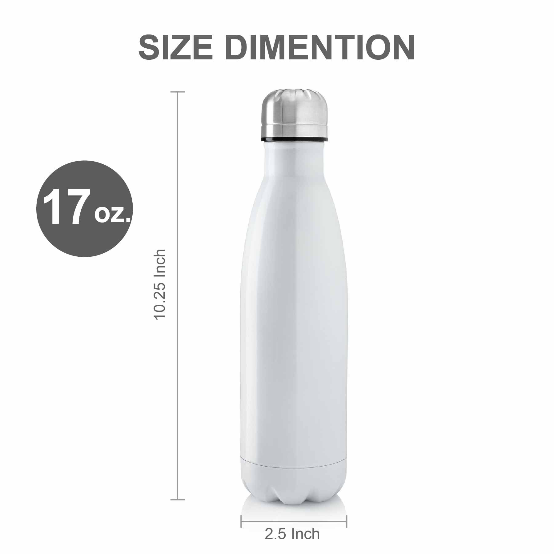 17 oz 24 Hours Stainless Steel Vacuum Insulated Bottle 9