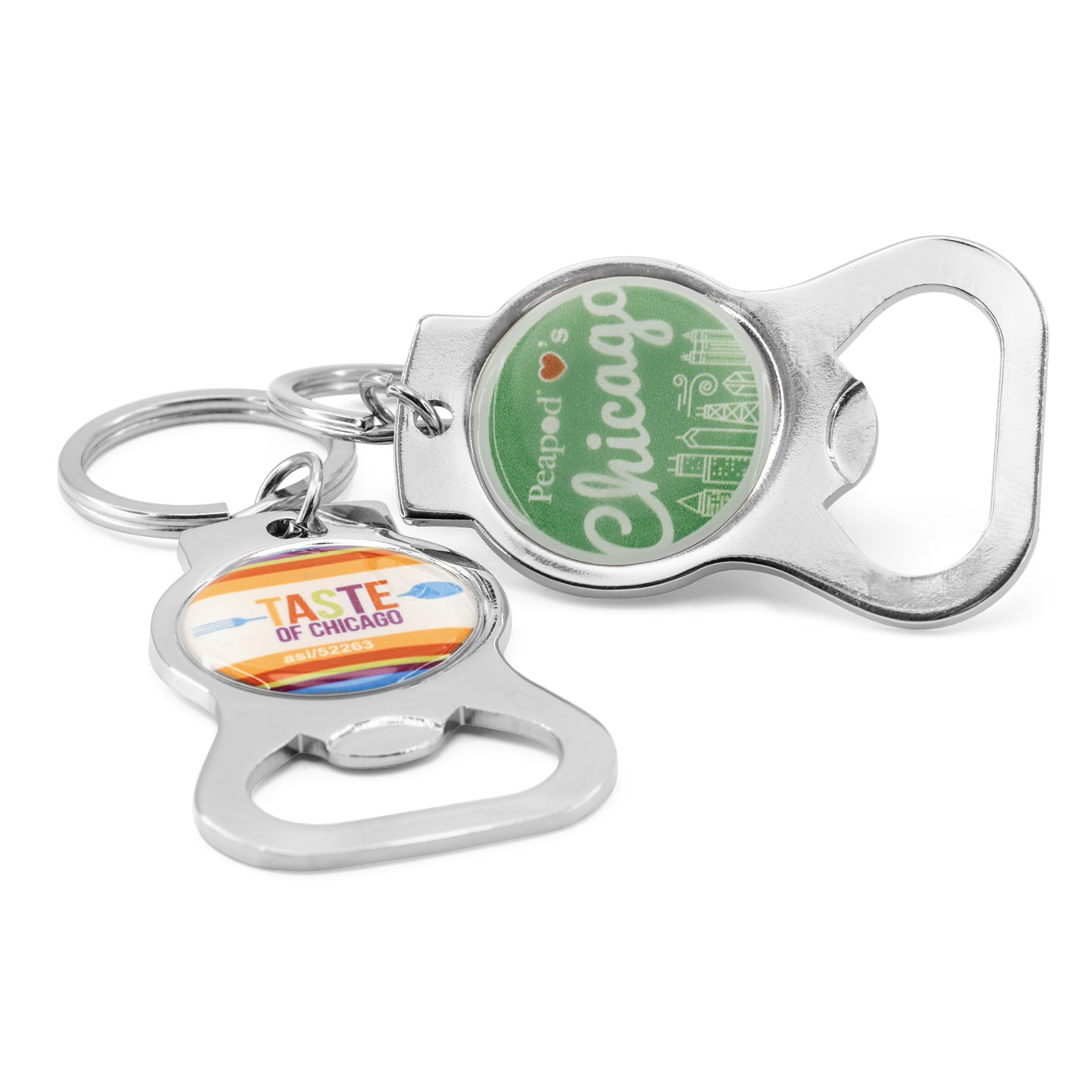Keychain Bottle Opener - Full Color Dome 17