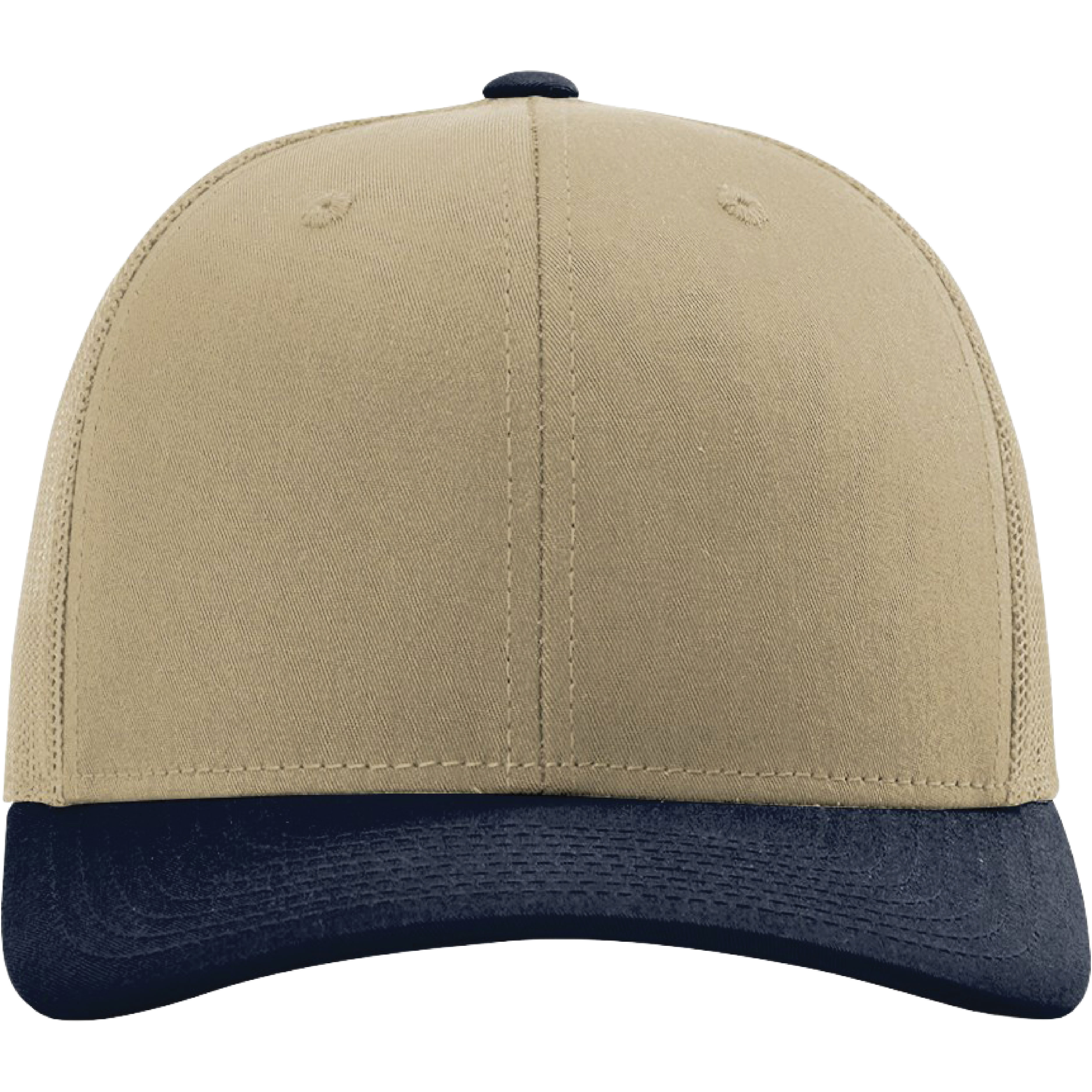 Richardson 112 6-Panel Snapback Trucker Hat w/Leatherette Adhesive Patches or Embroidery 307