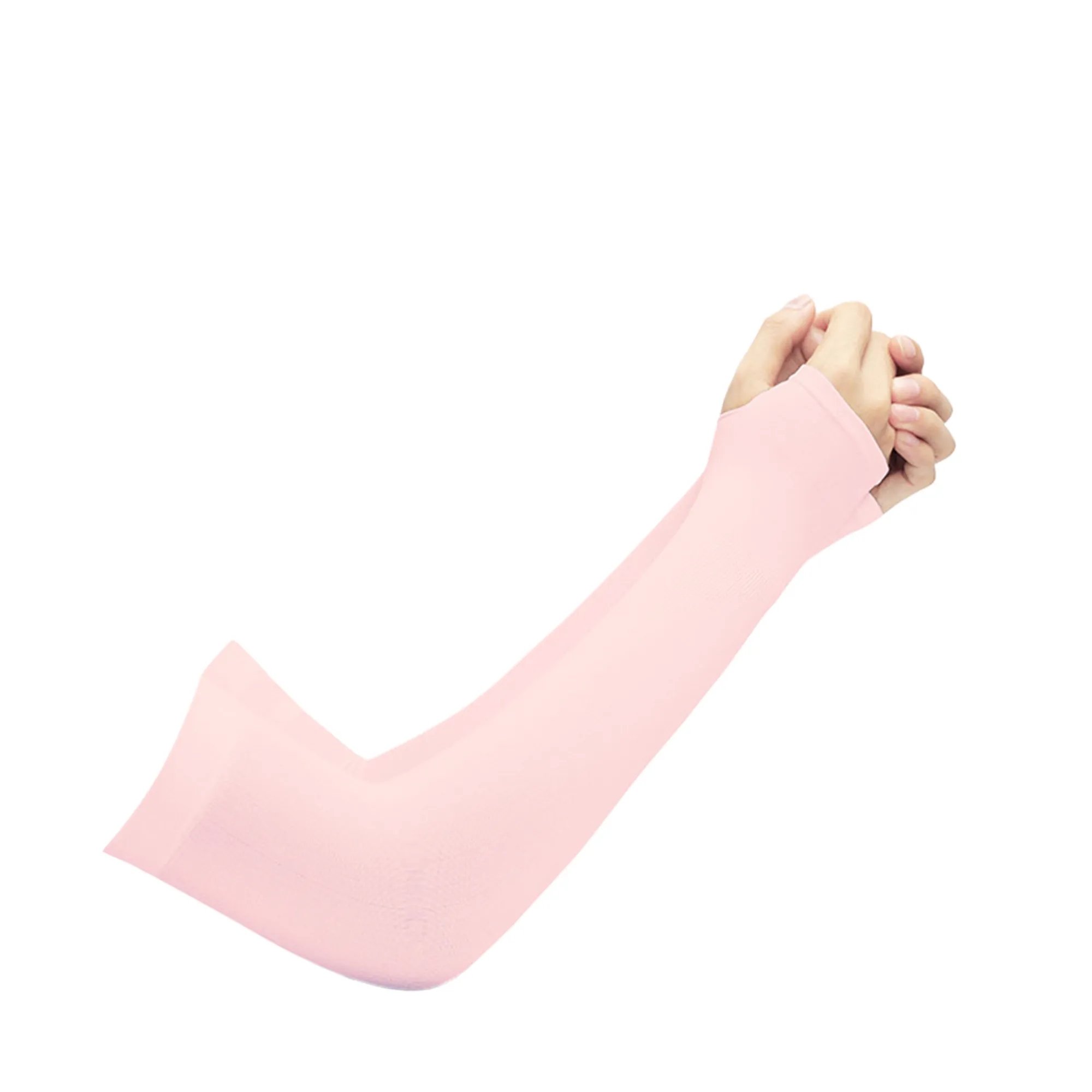 MOQ25 22g Sun Protection Ice Silk Arm Sleeves 24