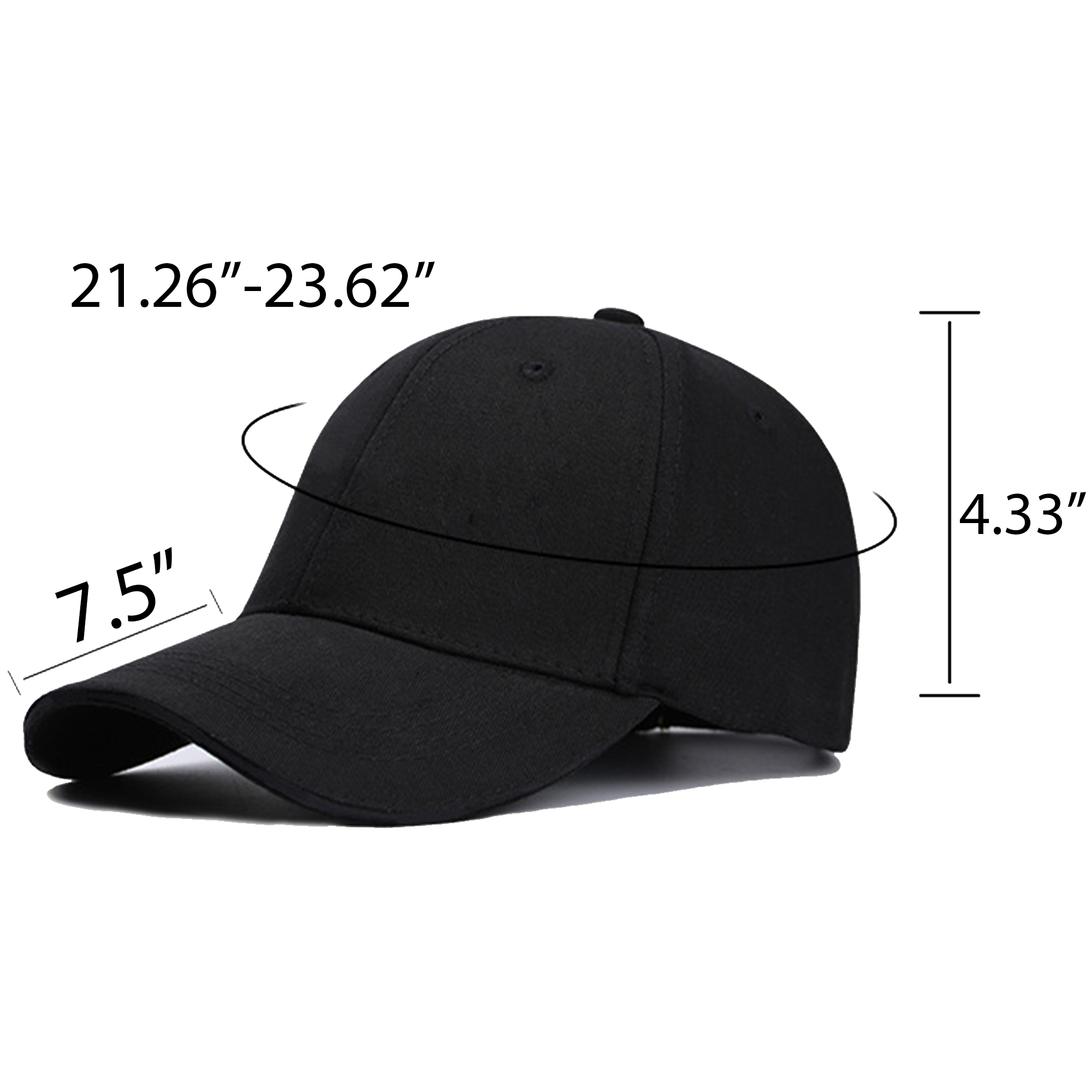 6 Panel Pro Style Baseball Hat 6