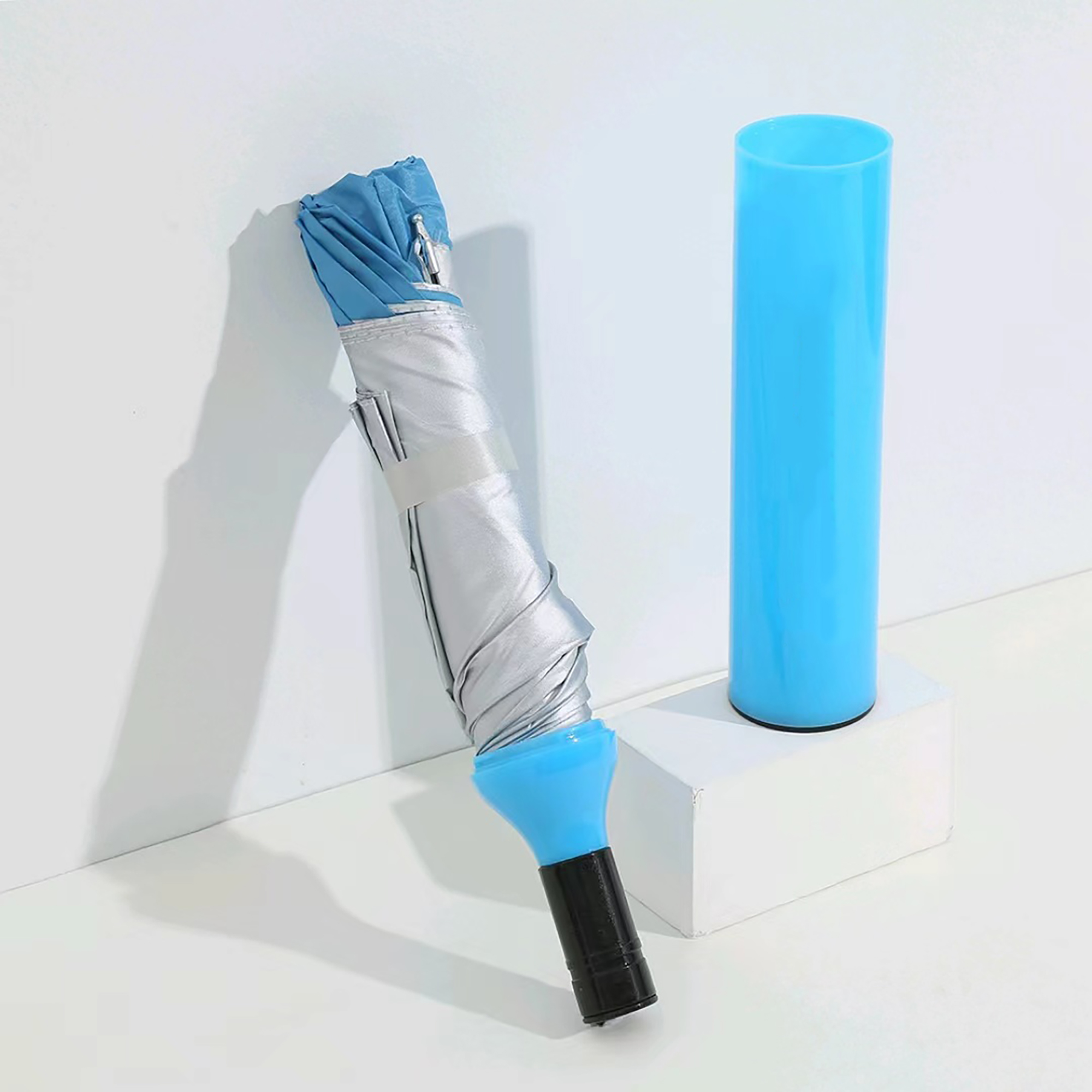 Bottle-Style Compact Umbrella with Auto Open & Close 11
