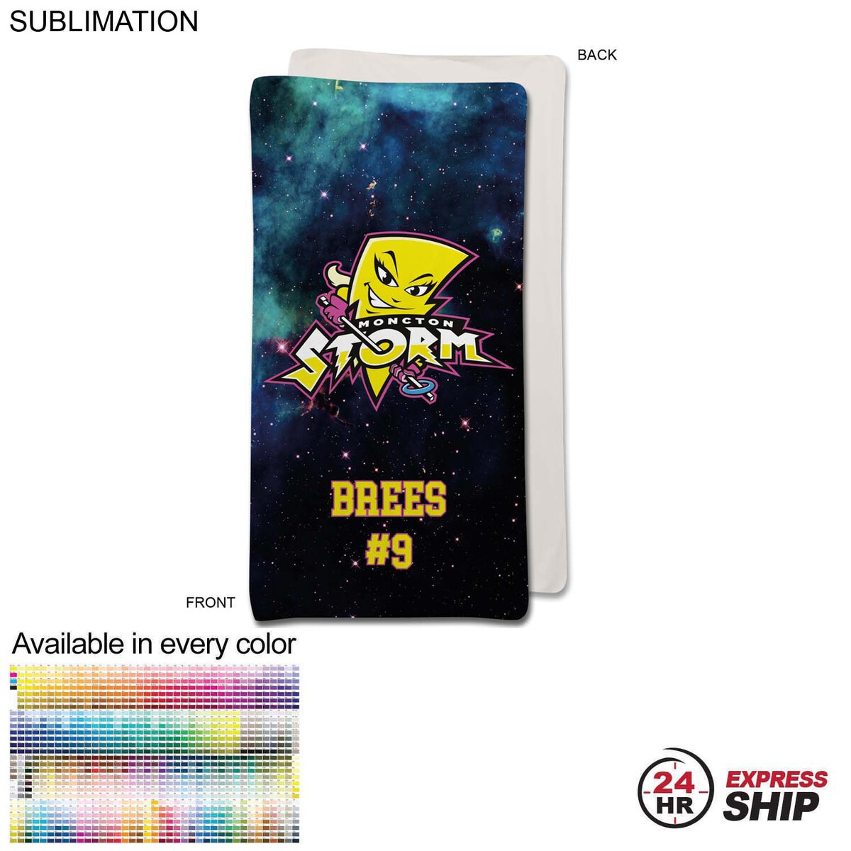 fiel 24 Hr Express Ship - Team Blanket in Ultra Soft and Smooth Microfleece 30x60 Stadium size #SU654-15