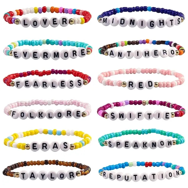 Custom Metal Alphabet Bead Bracelet — Personalized Employee Recognition Gift 4