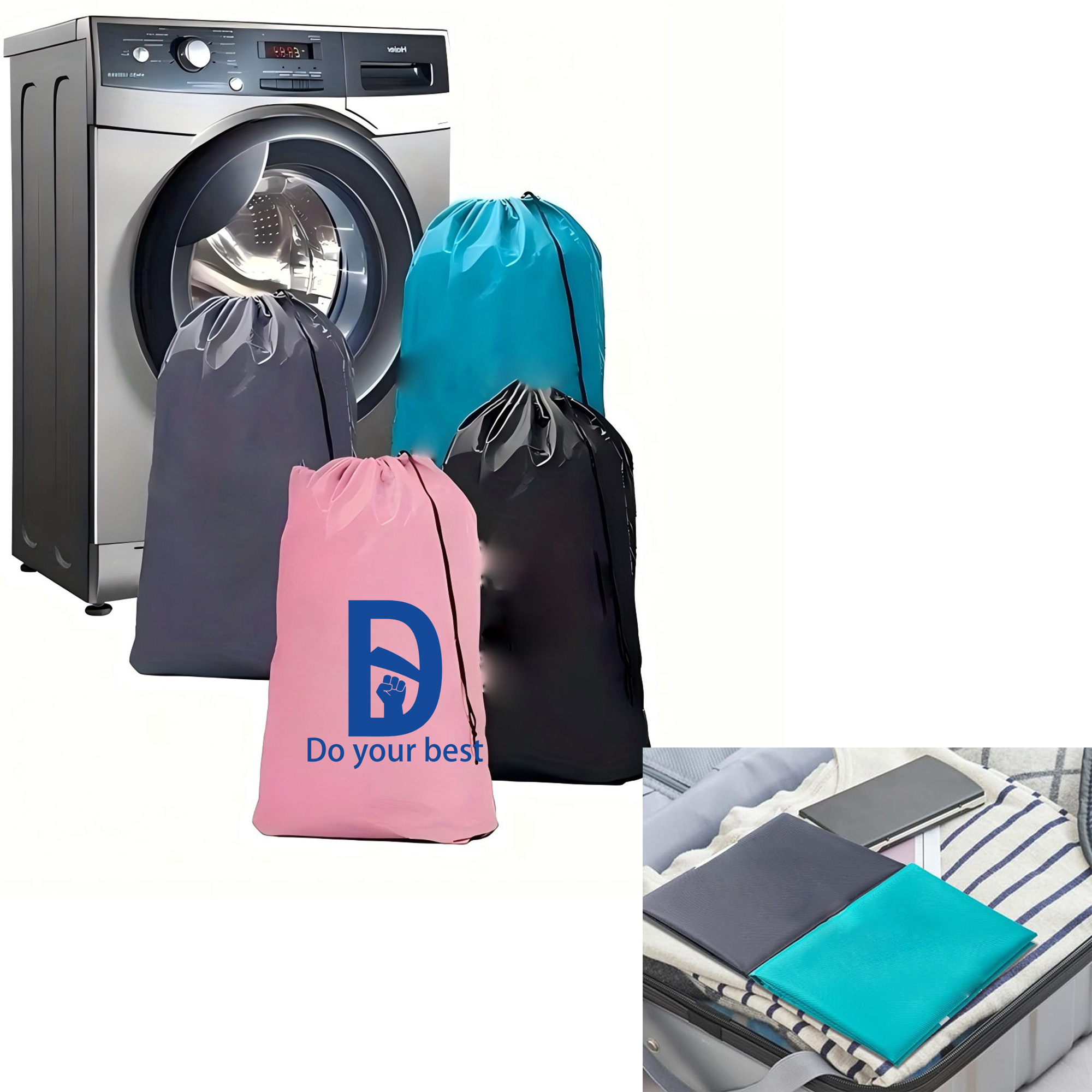 Oxford Waterproof Organizer for Dirty Clothes 4