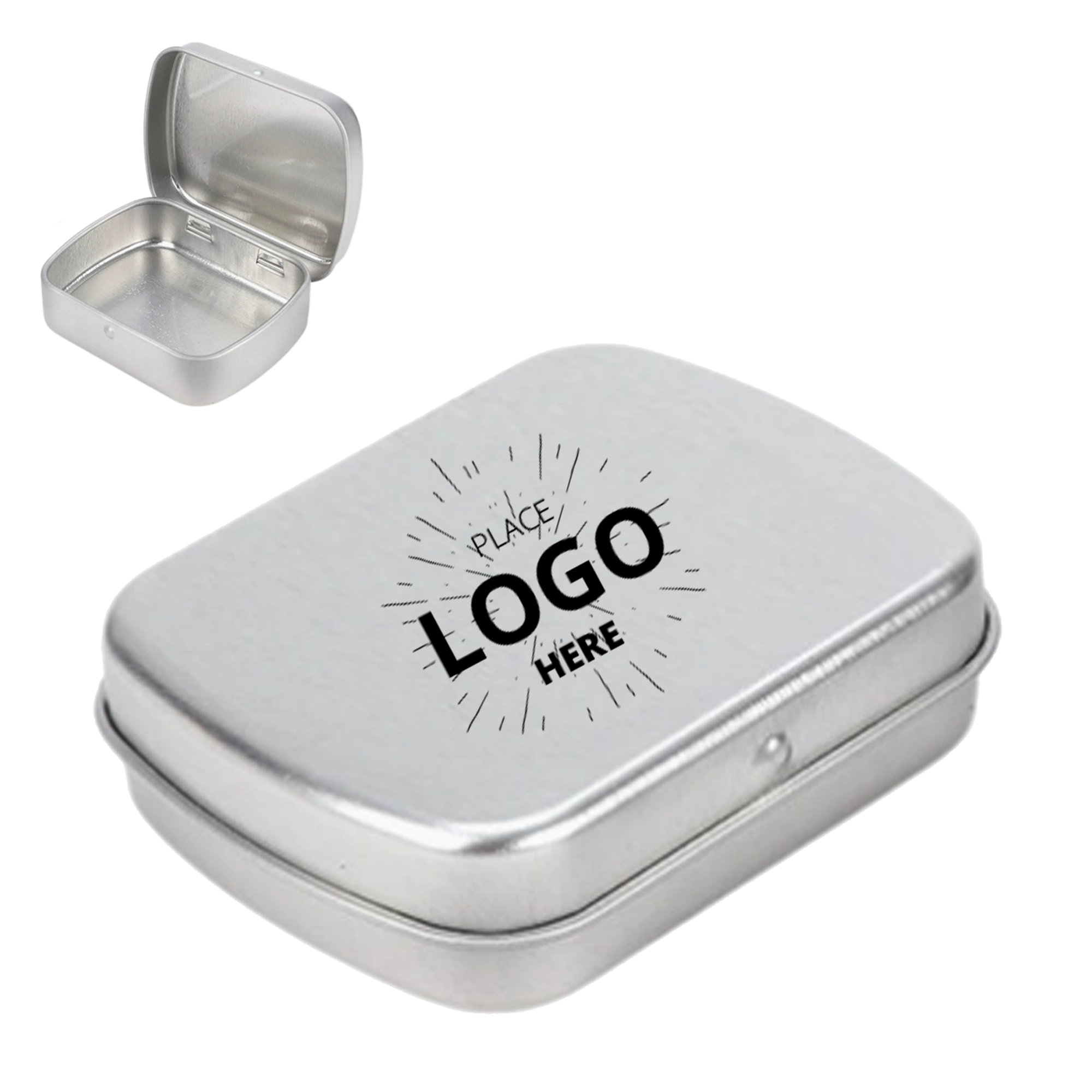 Hinged Tin Container 2