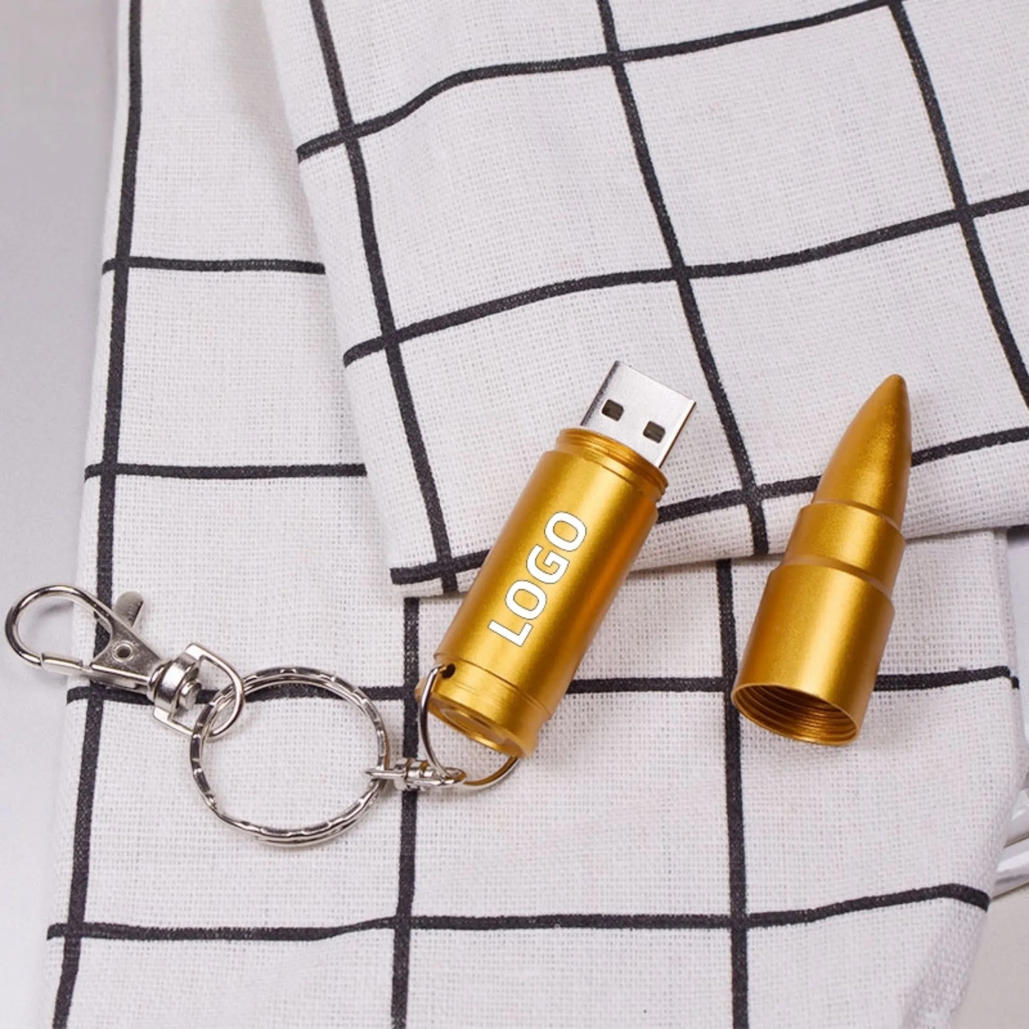 Metal Bullet USB Flash Drive Storage Gift 5