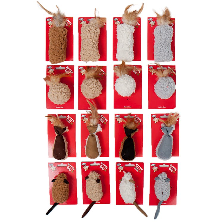 Kitty Play Toys - Contains Catnip 2