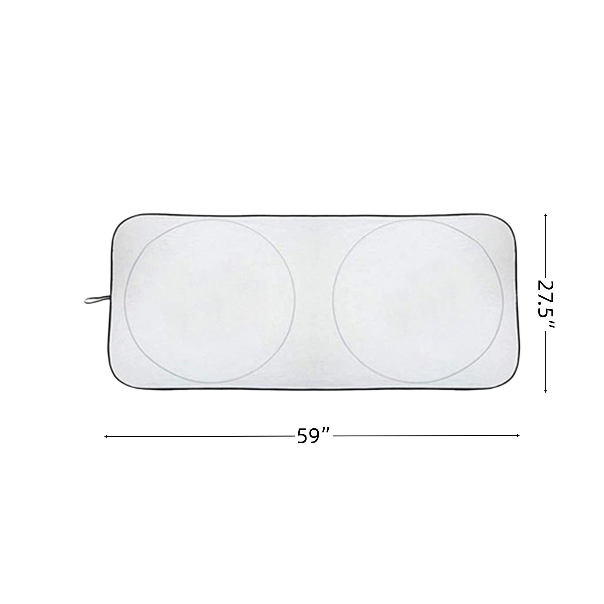 Foldable Car Windshield Sun Shade With Pouch 5