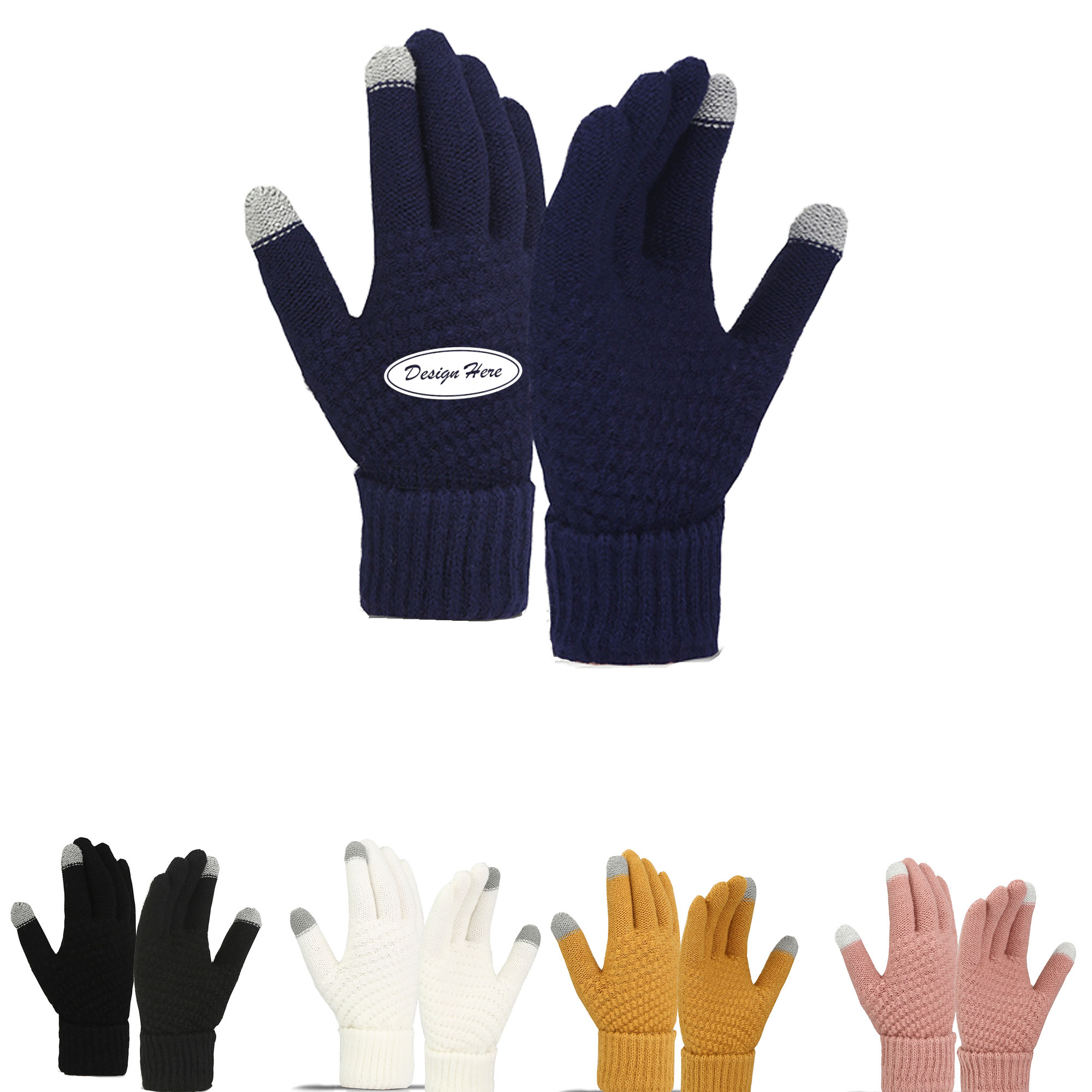 Wool-Blend Winter Gloves for Women, Soft & Cozy Cold Weather Wear 6
