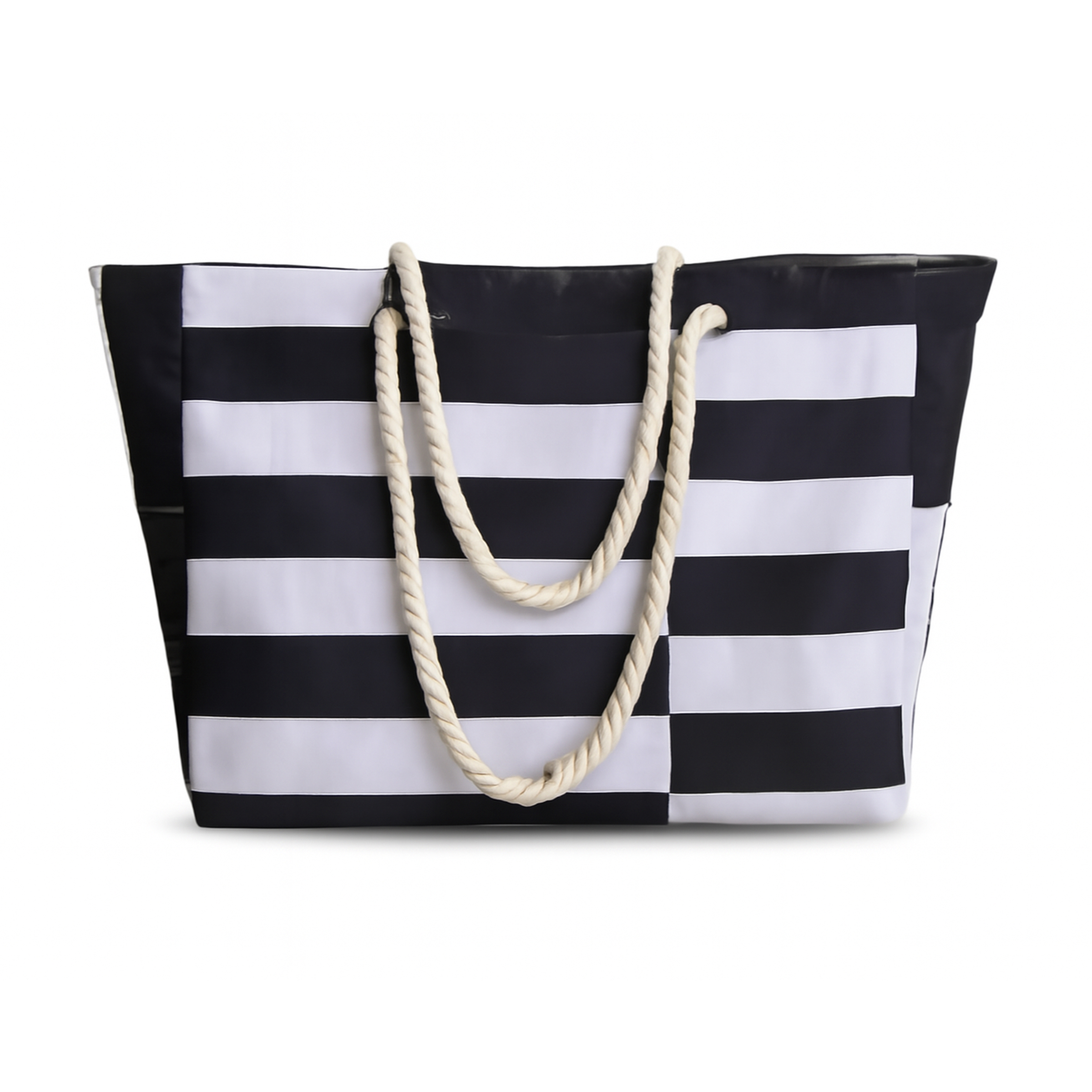 Striped Casual Tote Bag, custom tote bag with logo imprint 10