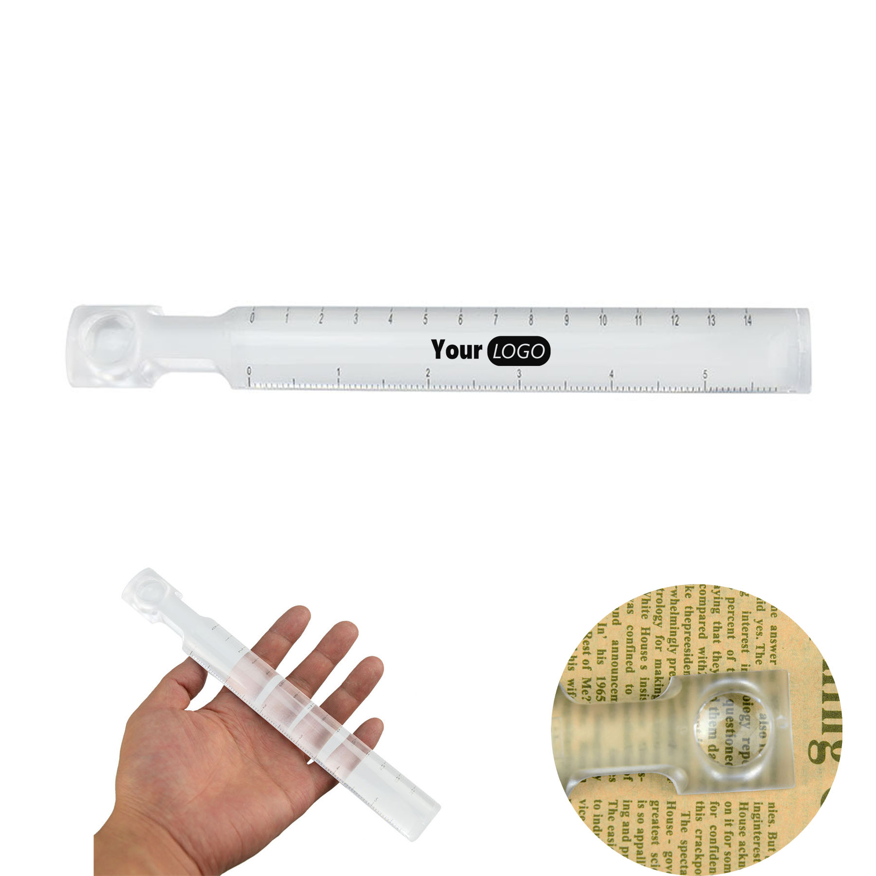 2x Rule style magnifier 7