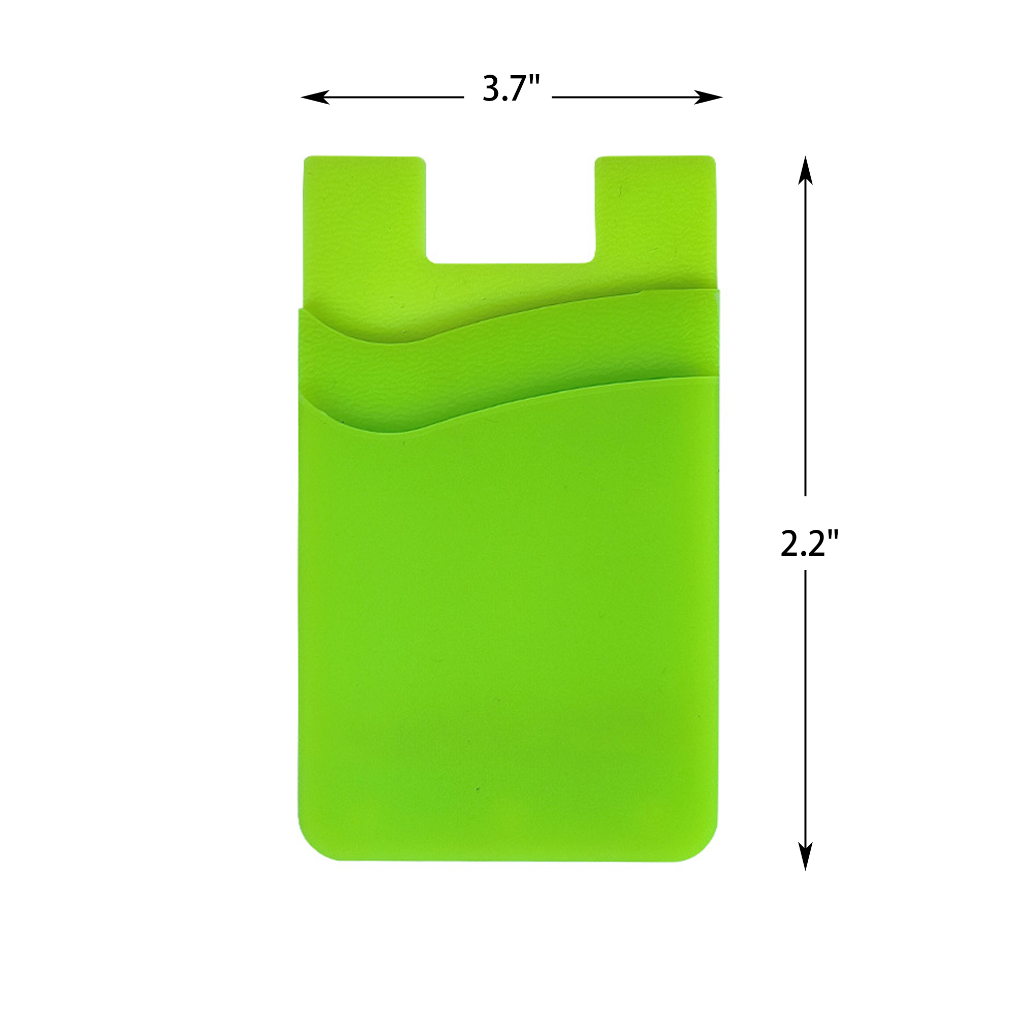 Double-Pocket Silicone Phone Case Wallet 4