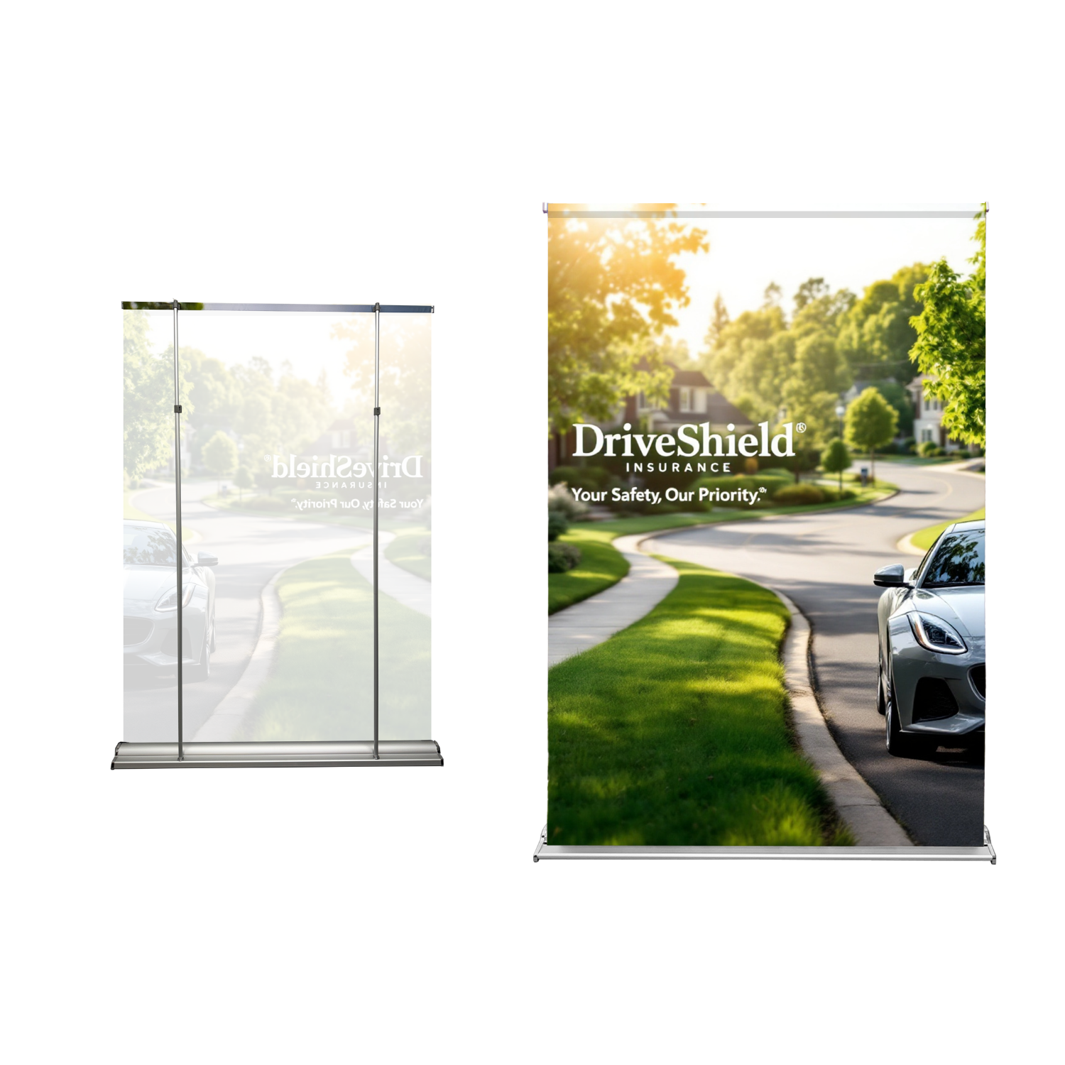 58"W x 79"H Retractable Banner 11