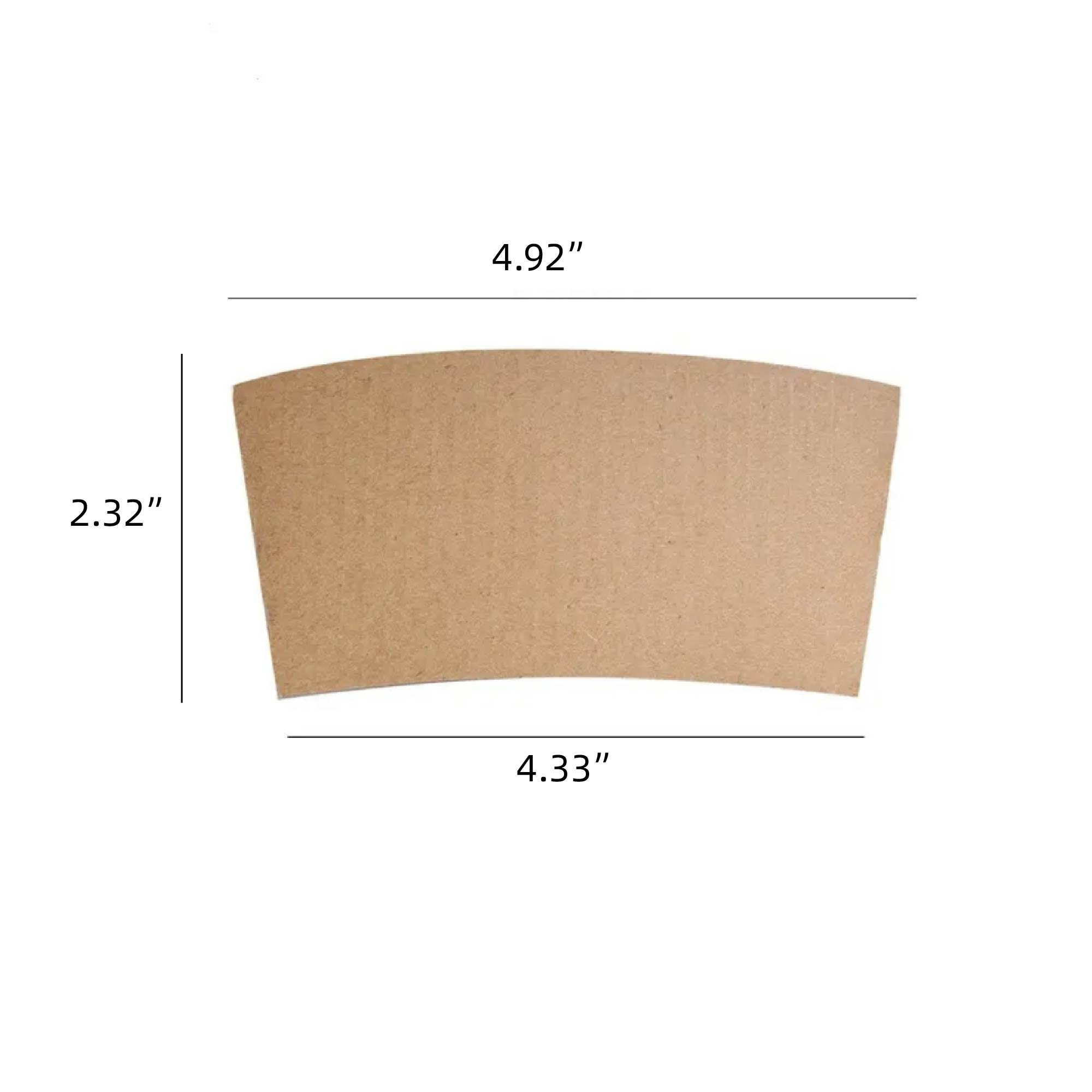 MOQ 50 pcs Corrugated Beverage Sleeves 5