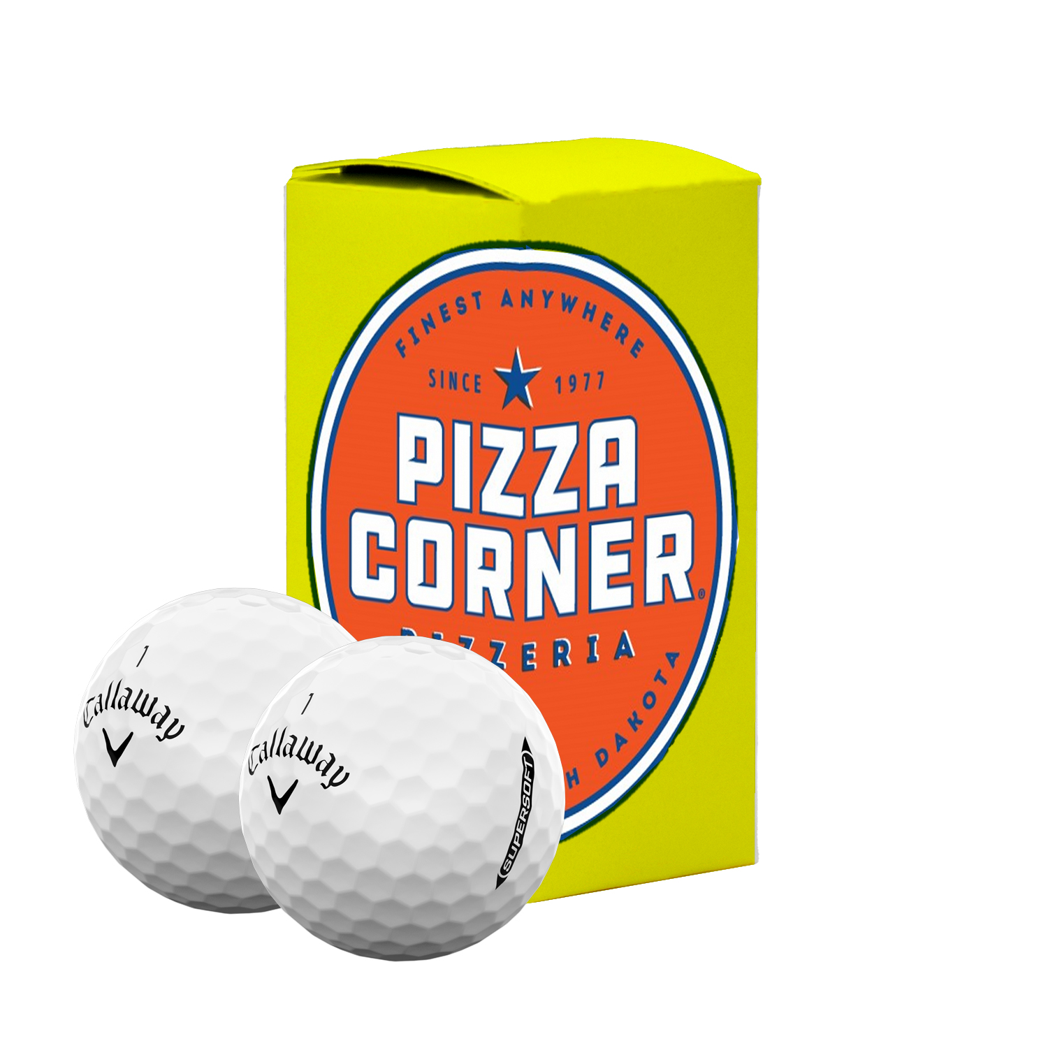 Callaway Supersoft Golf Ball in Custom Two Ball Sleeve 5