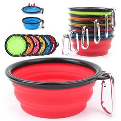 Silicone Pet Bowl With  Hook