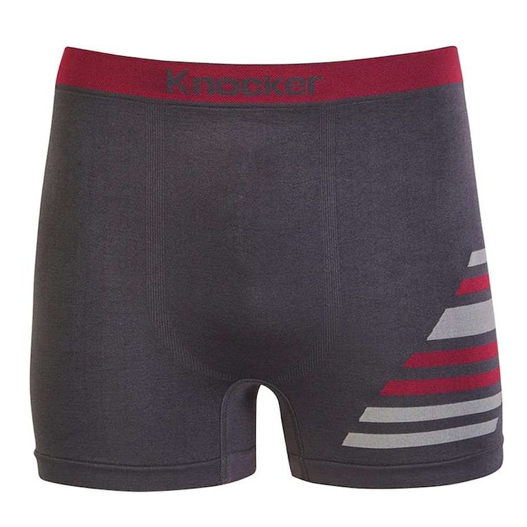 Men's Seamless Boxer Briefs - 5 Solid Colors Contrast Stripes 3