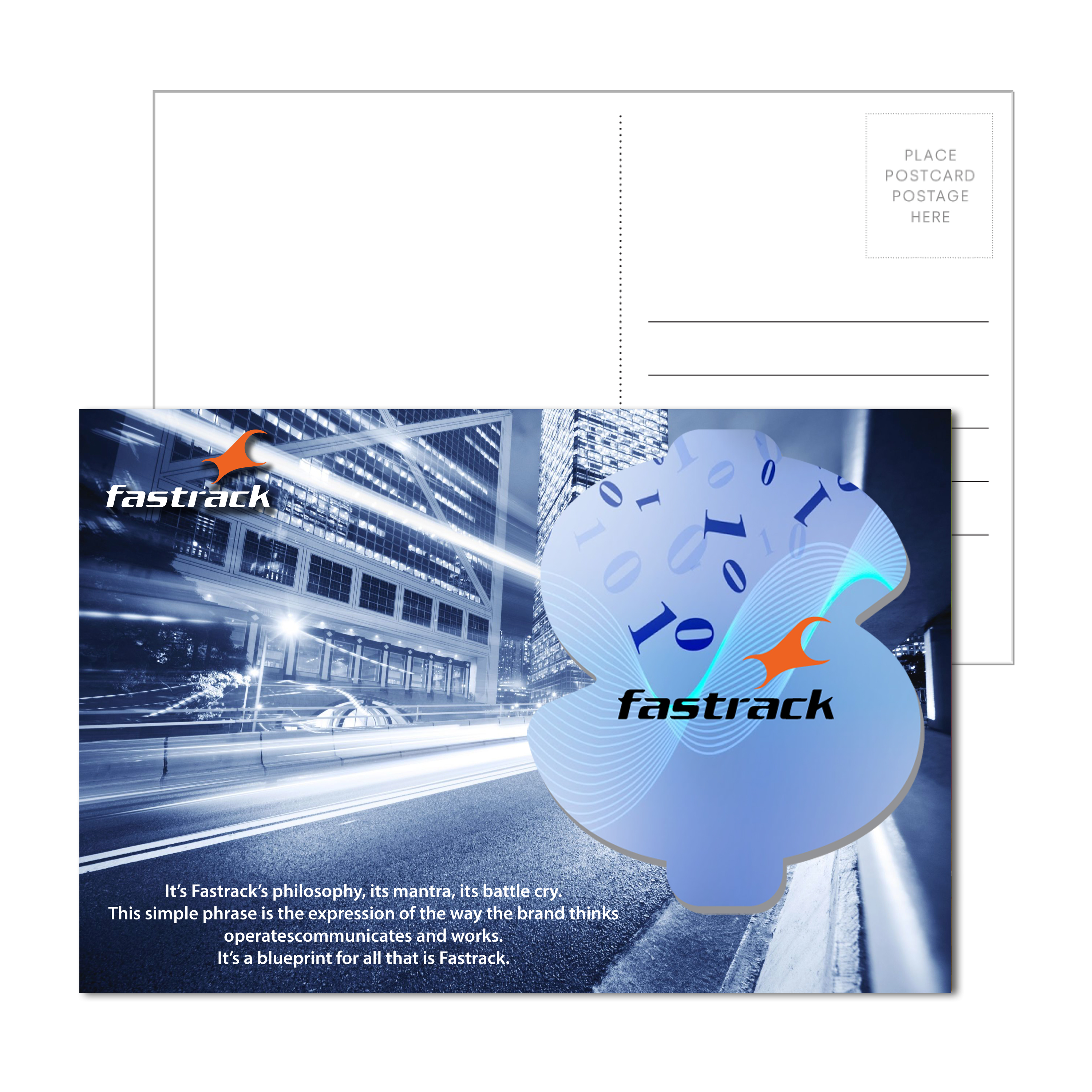 Post Card with Full Color Dollar Sign Coaster