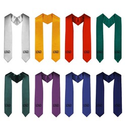 Graduation Unisex Plain Graduation Stole for Academic Commencements Sash
