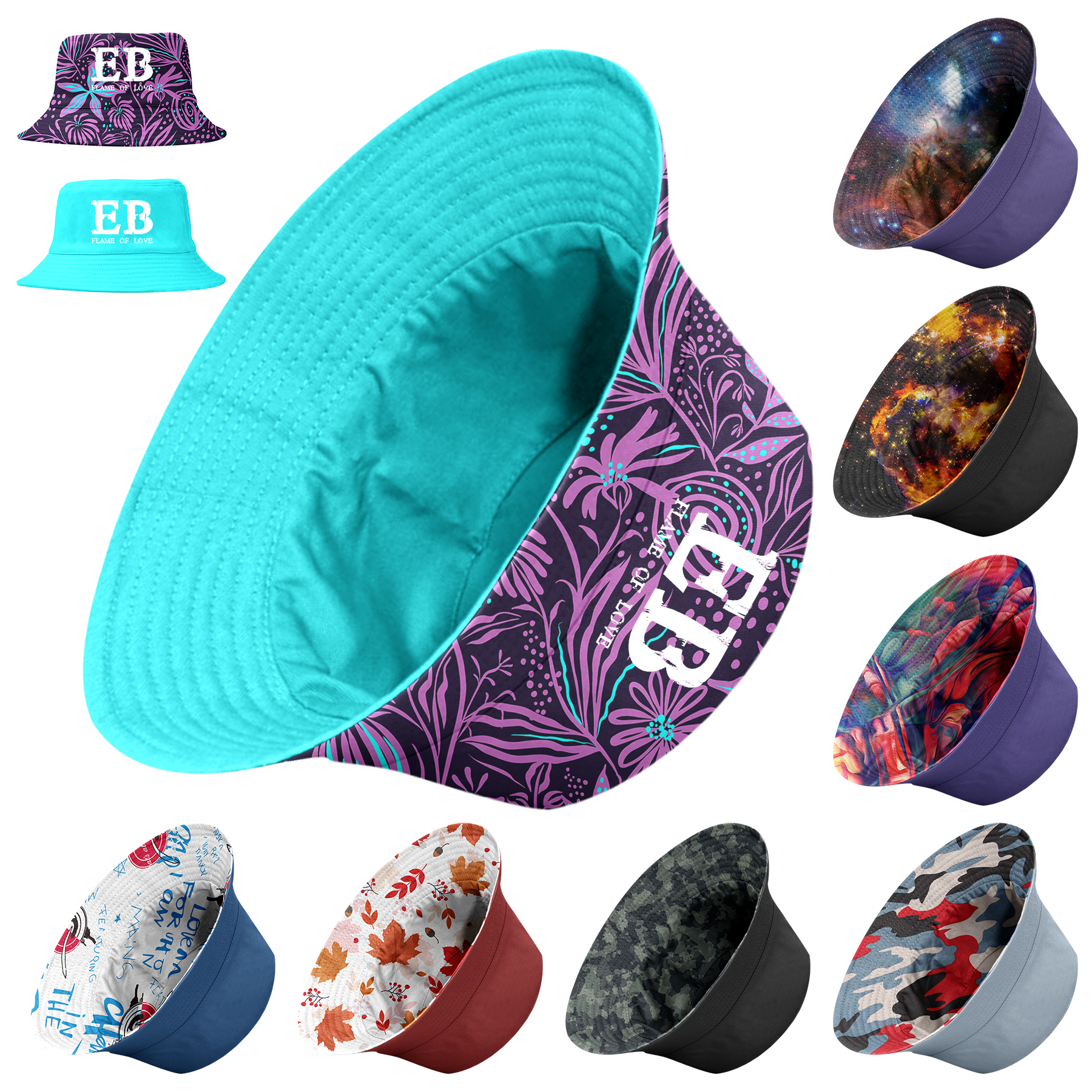 Reversible Bucket Hat