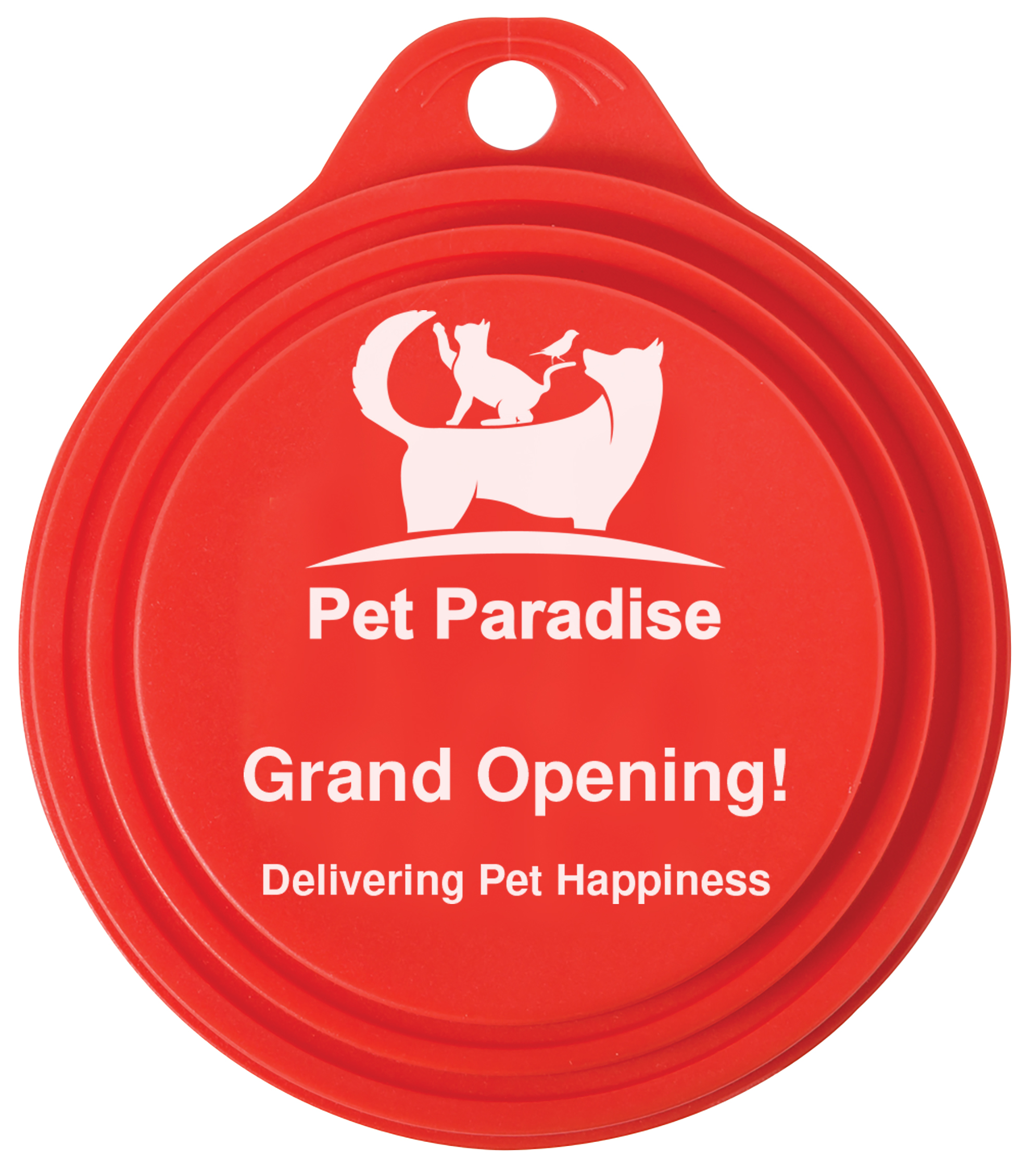Red Pet Canned Food Lid (3.375" x 0.5") 3