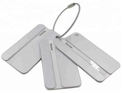 Metallic Luggage Tag