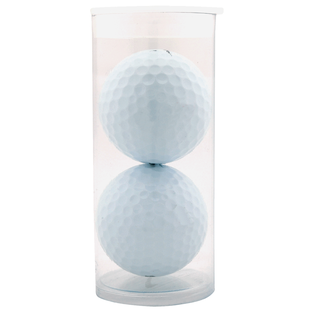 2Golf Balls in Plastic Tube GT2BM1000 Ball Pro