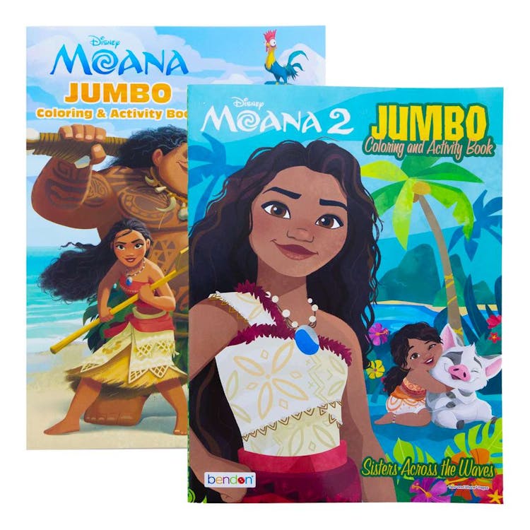 Jumbo Moana 2 Coloring and Activity Books - 80 Pages 3