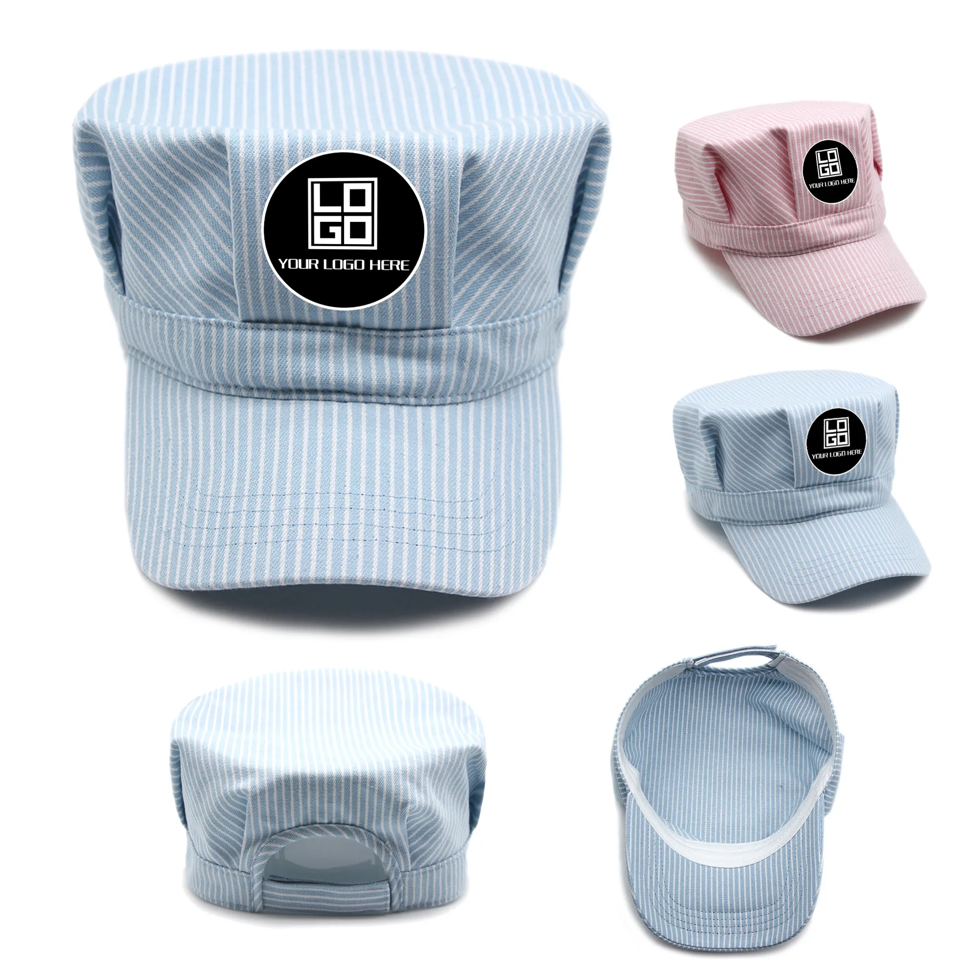 Train Engineer's Flat Top Hat 5