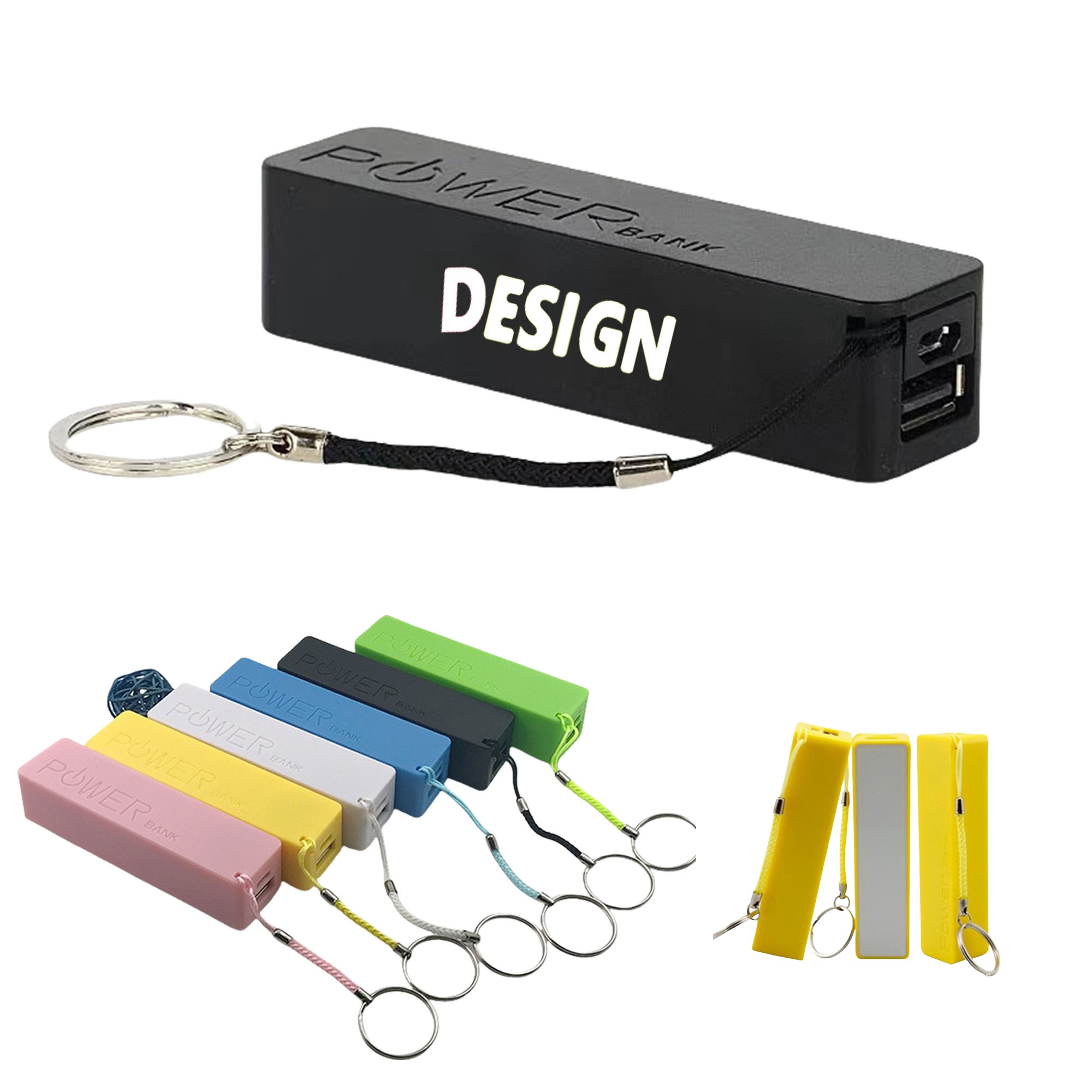 Custom Small Lightweight Portable Charger Power Bank