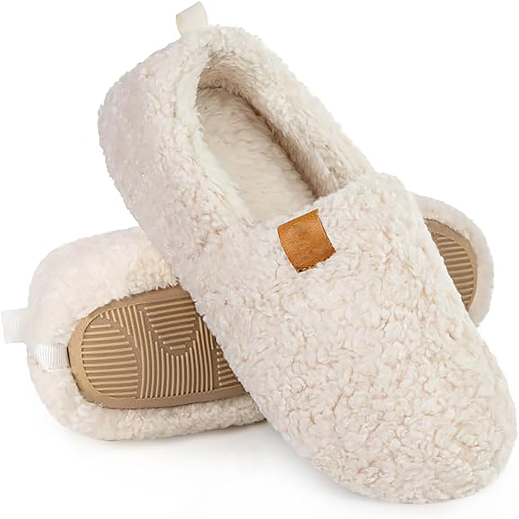 Women's Soft Curly Full Slippers 22