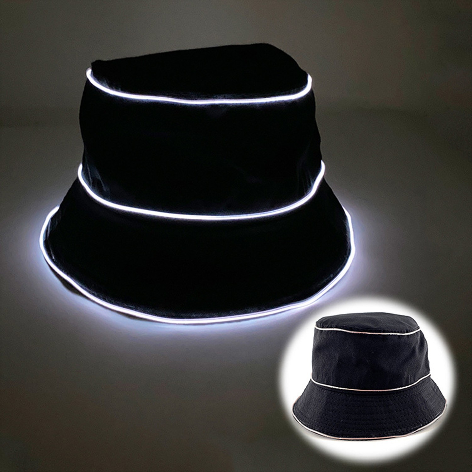 Illuminated LED Bucket Hat