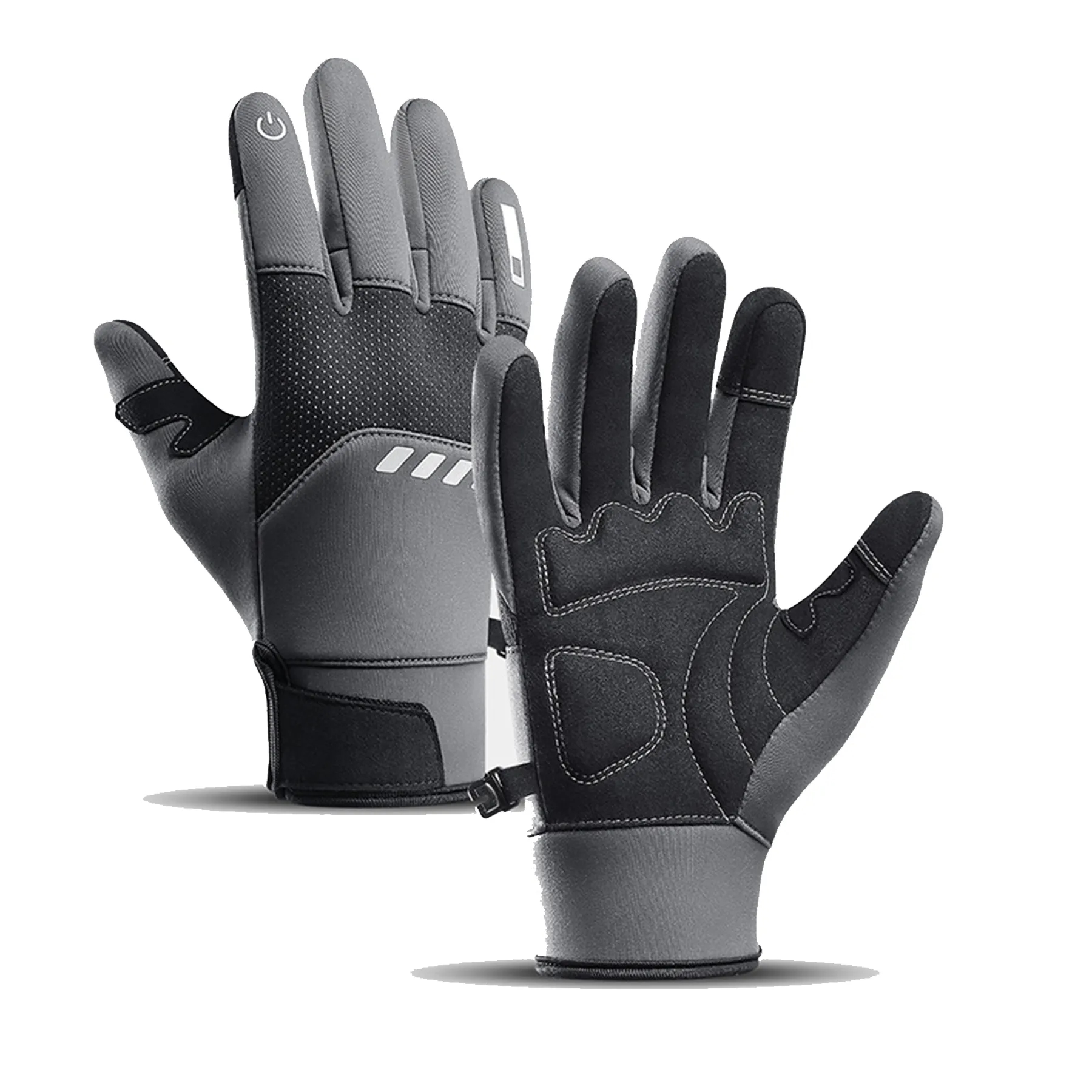 Microfiber Cloth Touchscreen Full-Finger Riding Gloves 8