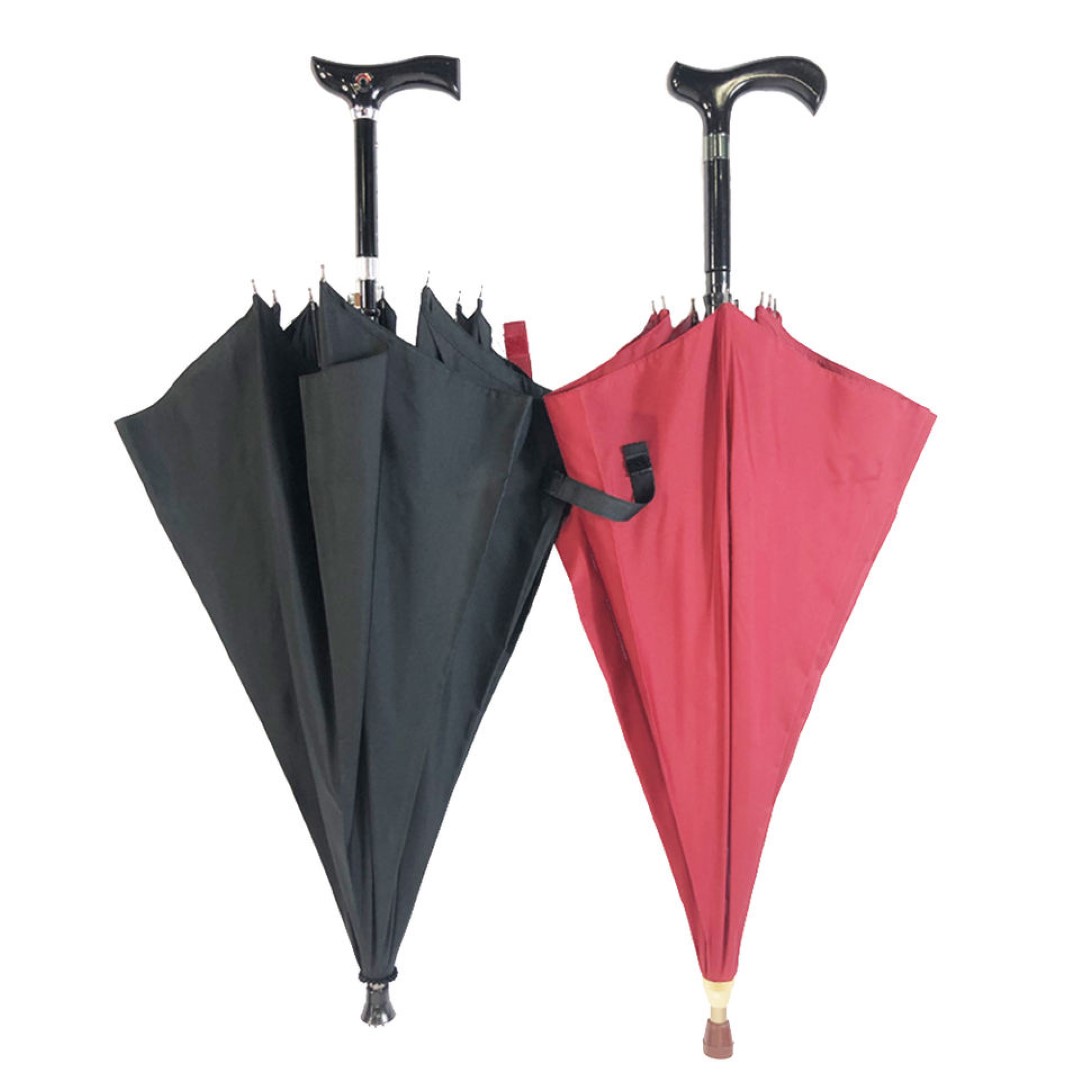 Automatic Open Umbrella with Walking Cane Stick 4