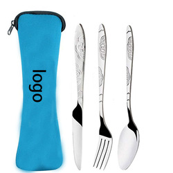 Metal Cutlery Set With Bag