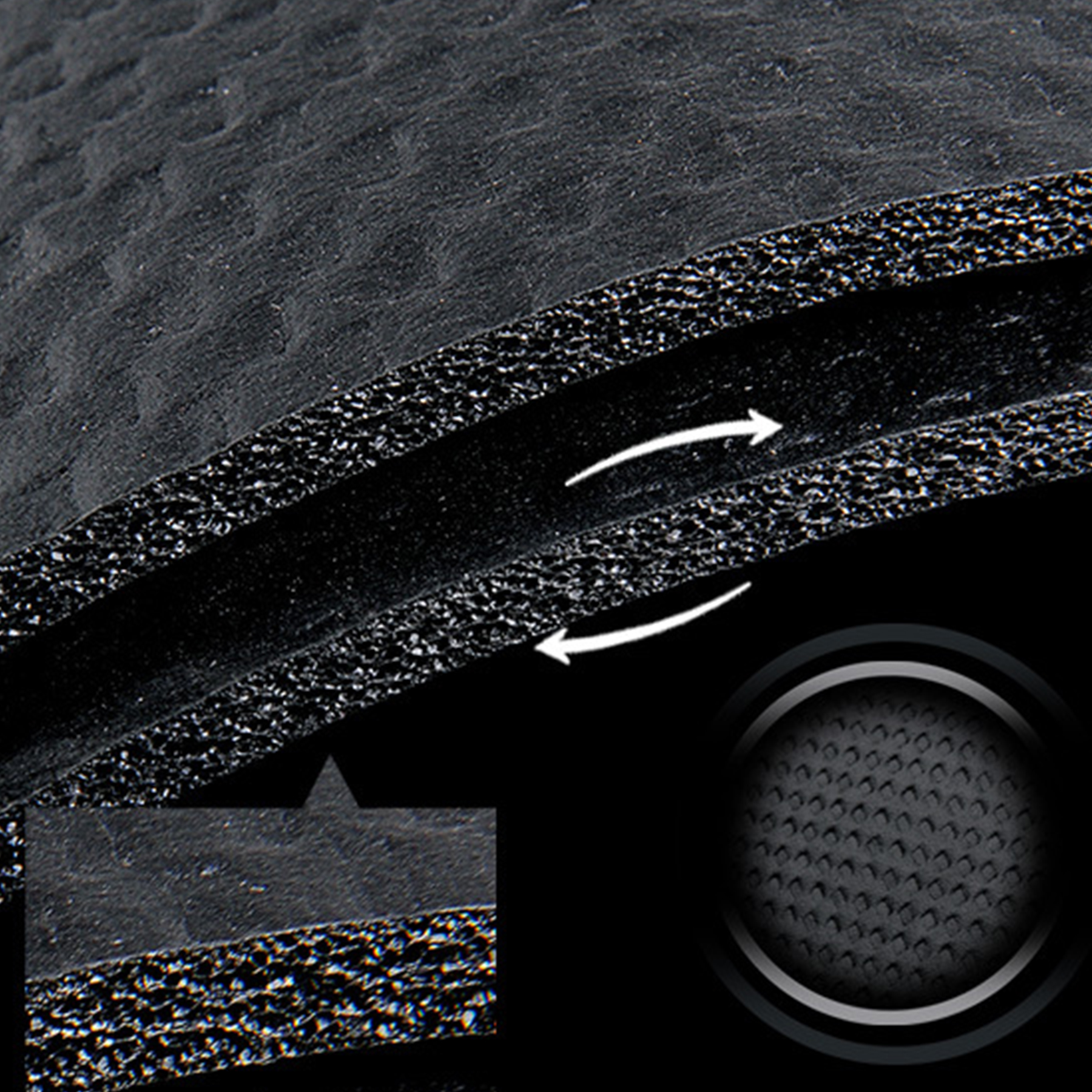 Rubber Shock Absorption And Noise Reduction Treadmill Floor Mat 9
