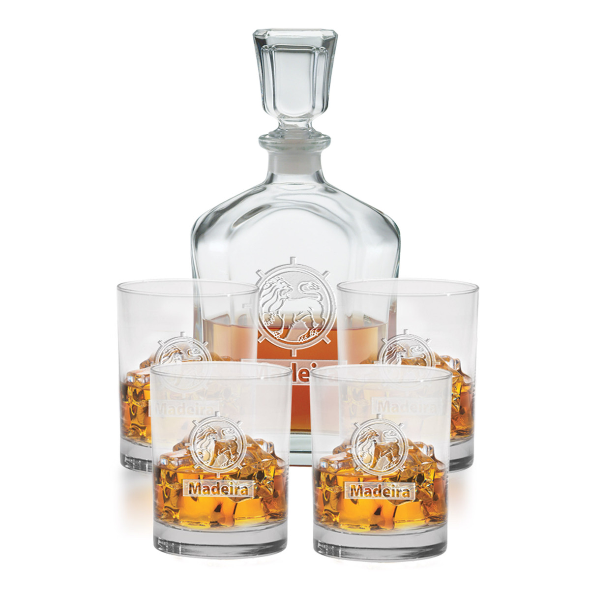 5 Piece Decanter Set 4815E HALO Branded Solutions