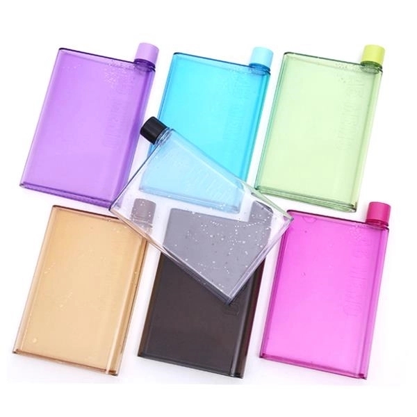 A5 Reusable Slim Flat  Water Bottle