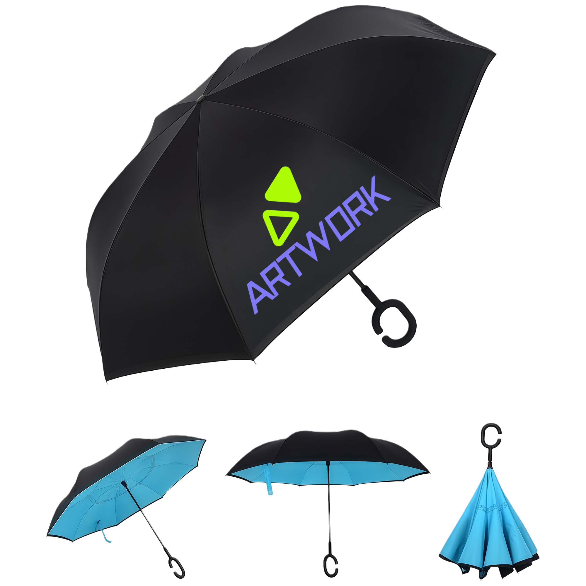 Large Upside Down Inverted Umbrella